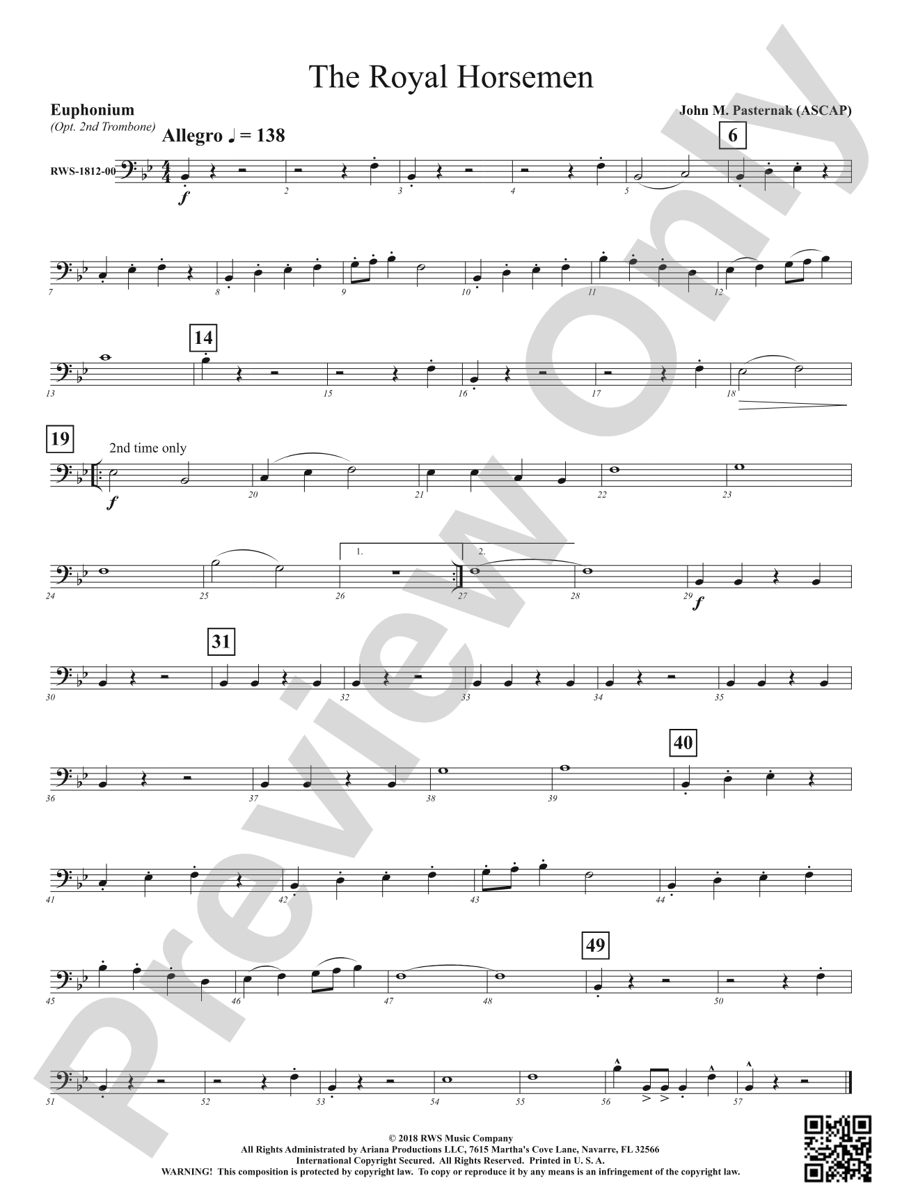 The Royal Horsemen: Baritone B.C.