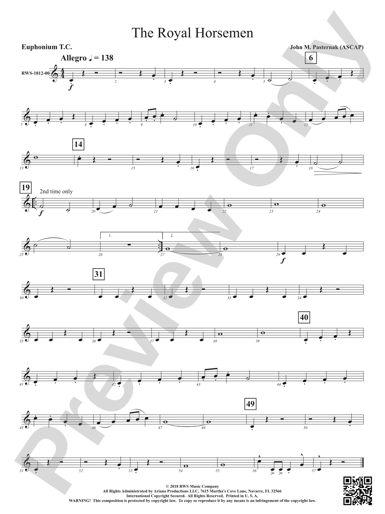 The Royal Horsemen: Baritone T.C.