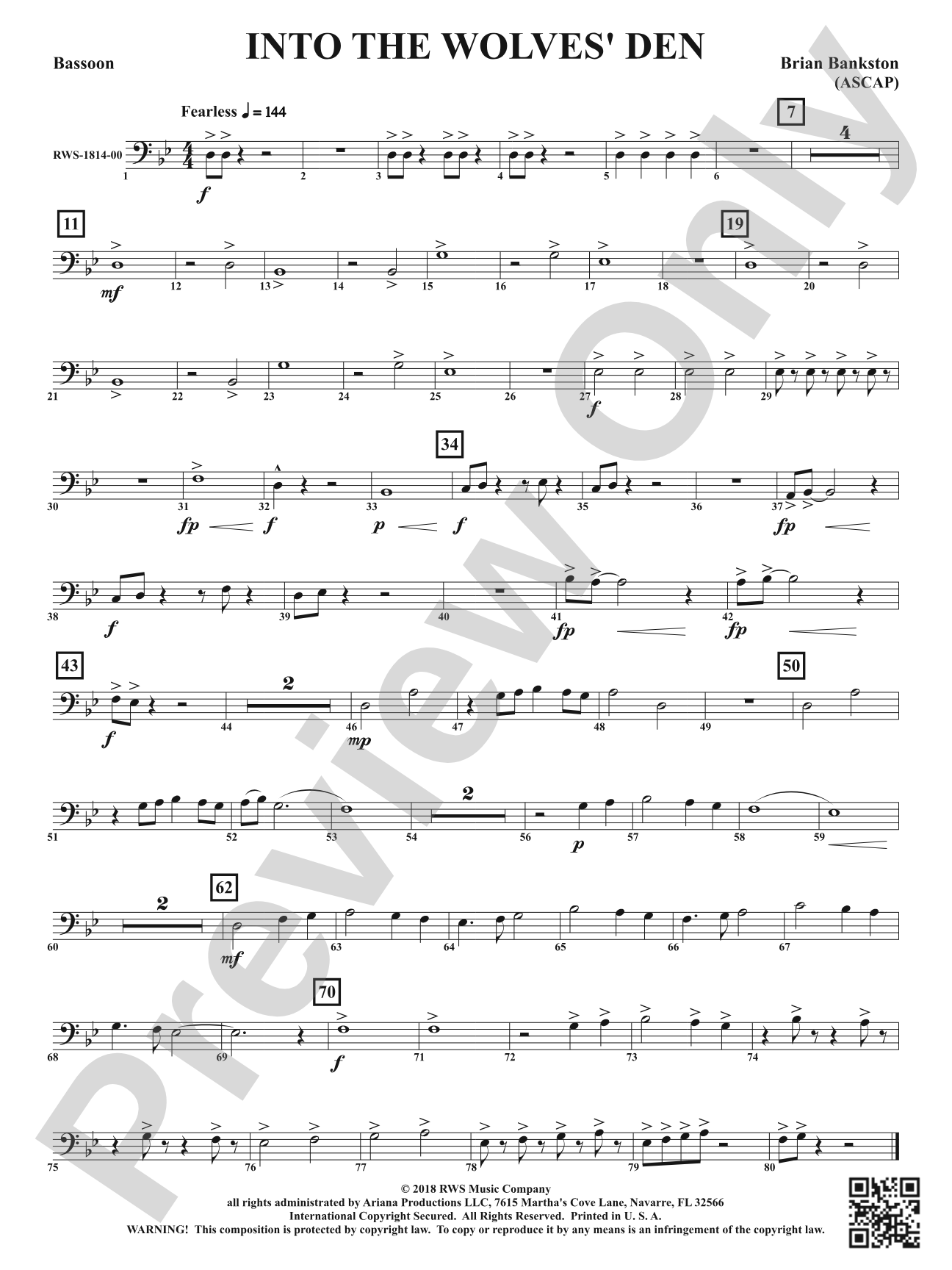 Into the Wolves' Den: Bassoon