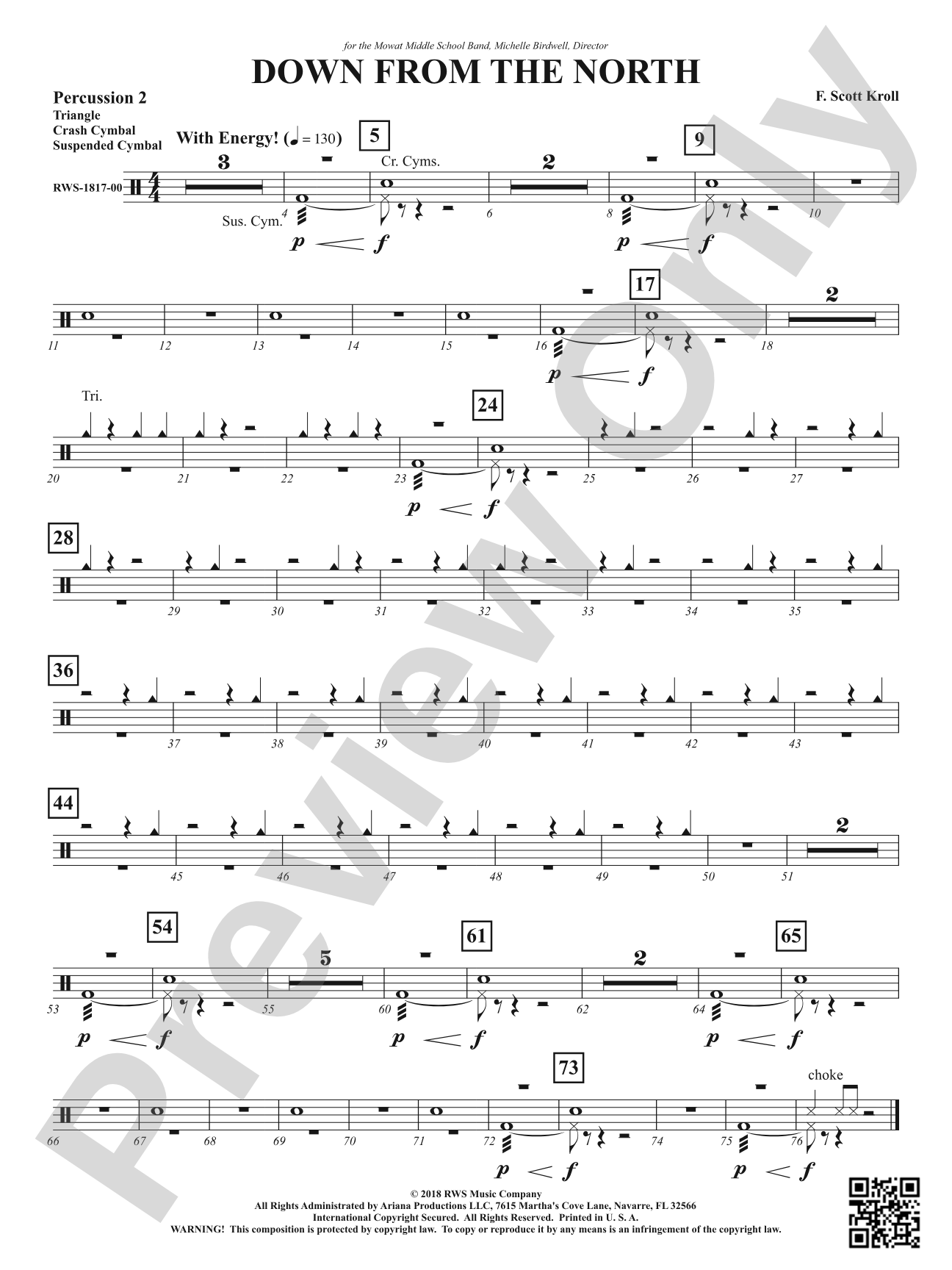 Down from the North: 2nd Percussion