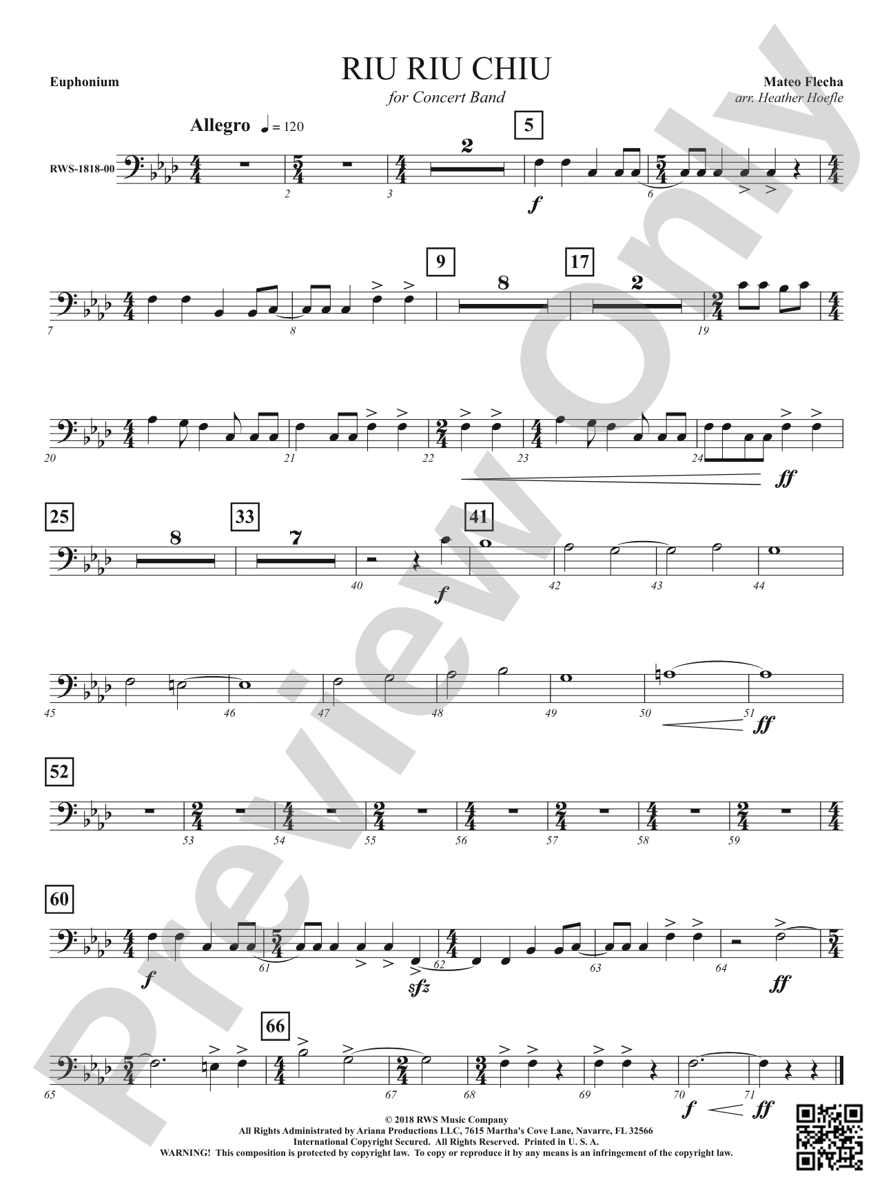 Riu Riu Chiu: Baritone B.C.