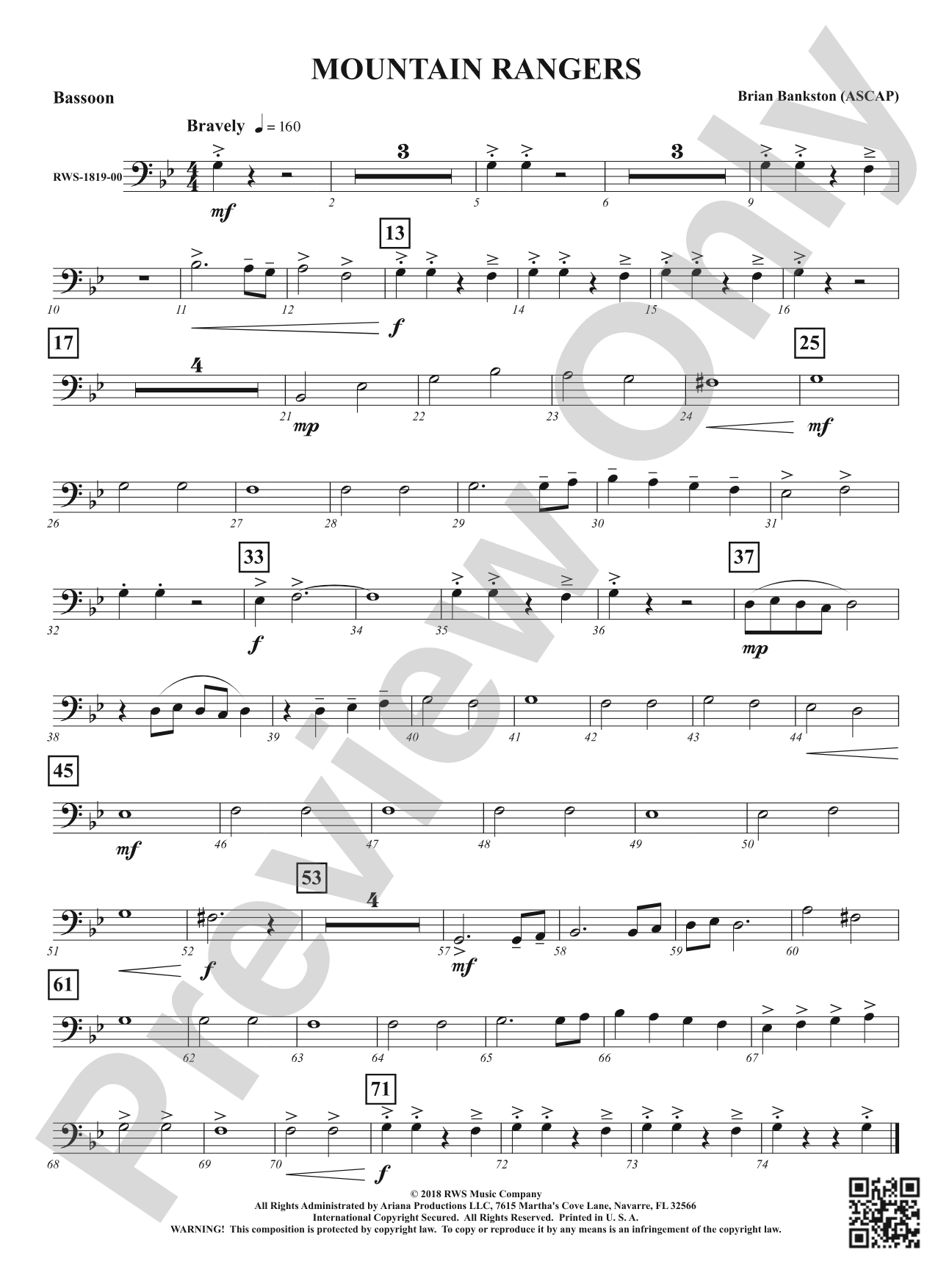 Mountain Rangers: Bassoon