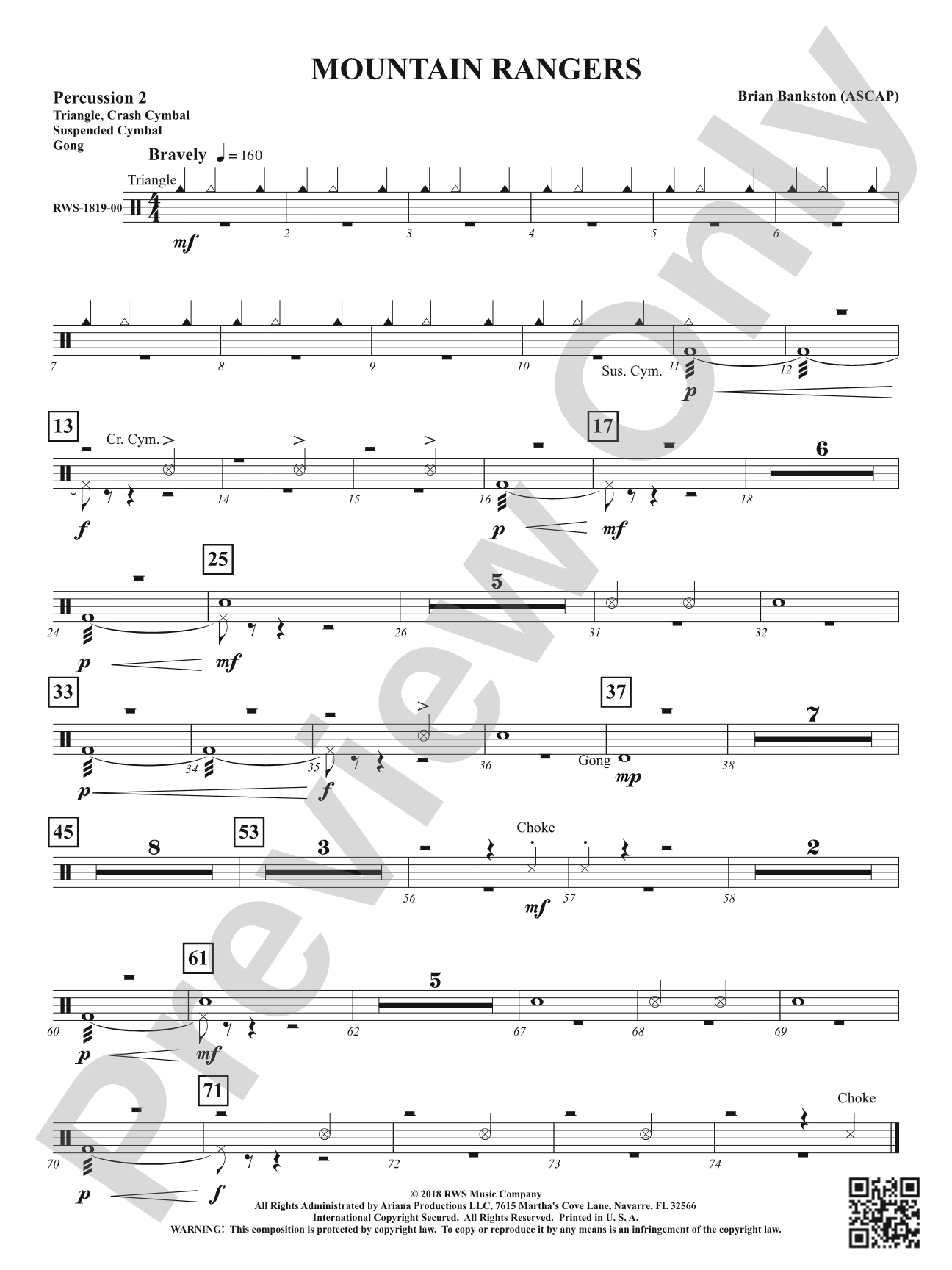 Mountain Rangers: 2nd Percussion