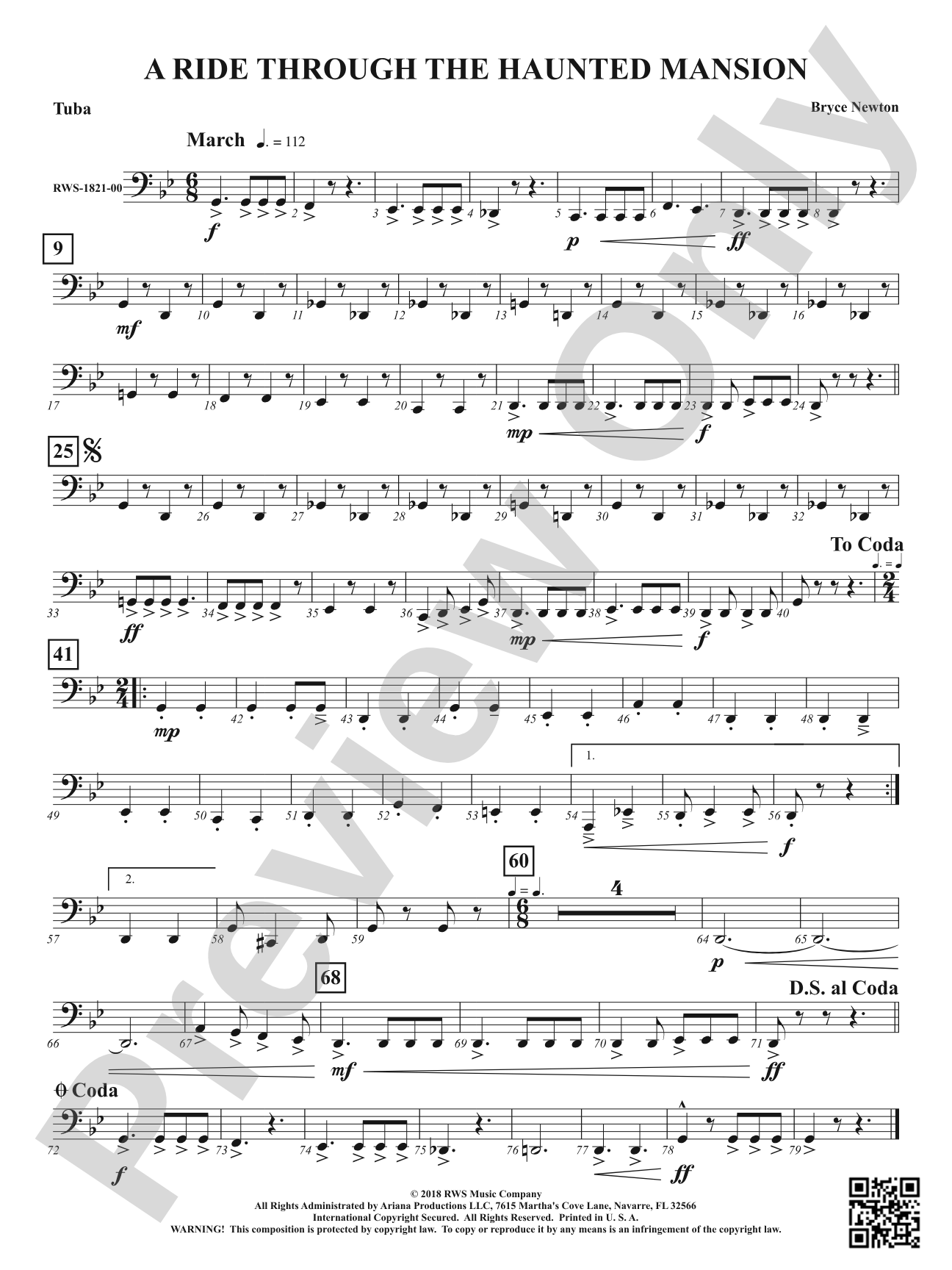 A Ride Through the Haunted Mansion: Tuba
