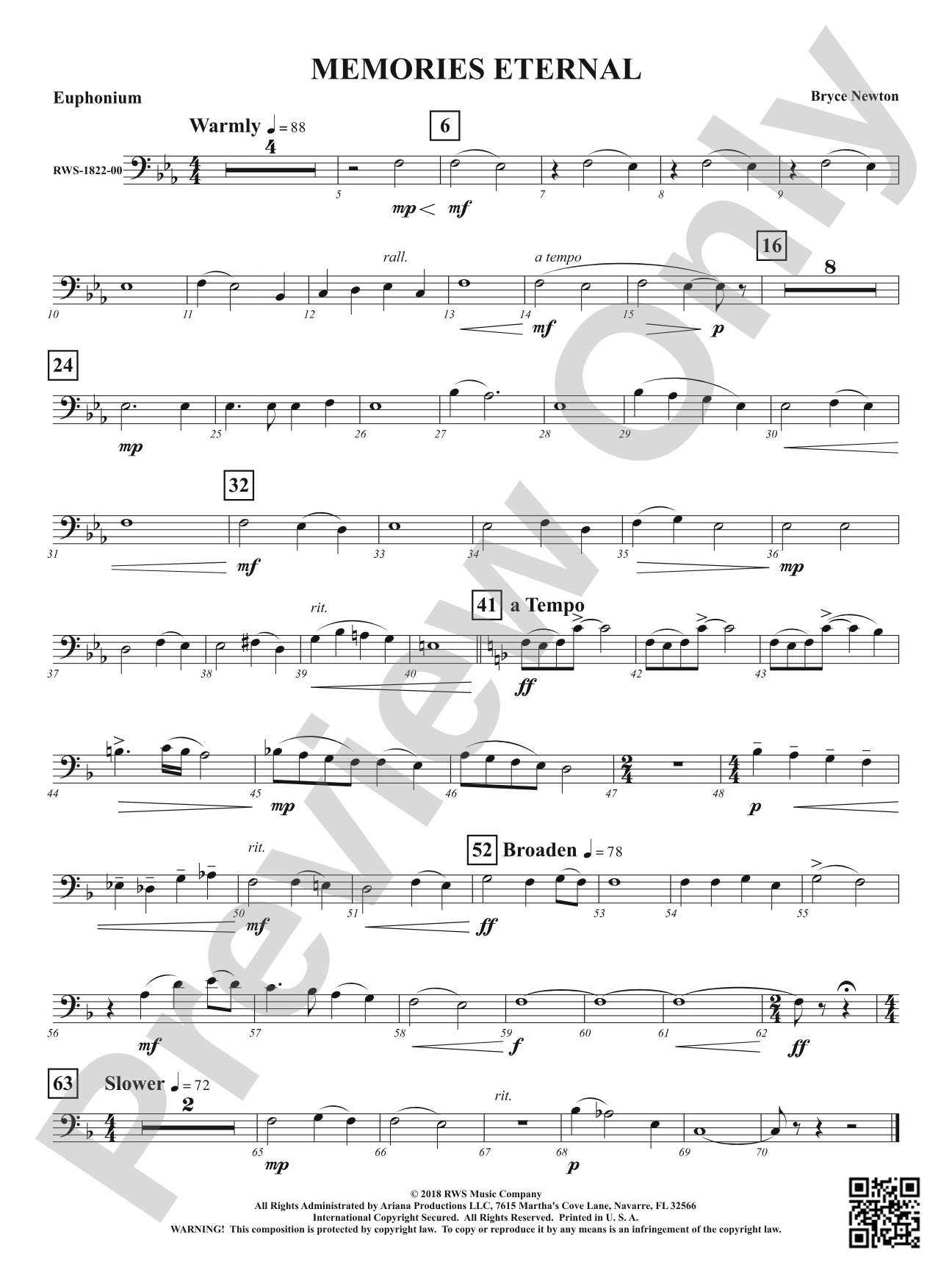 Memories Eternal: Baritone B.C.