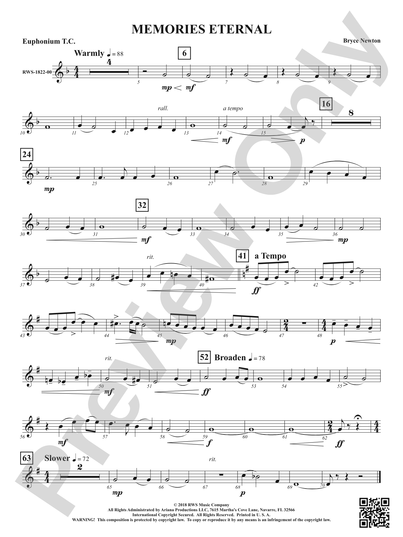 Memories Eternal: Baritone T.C.