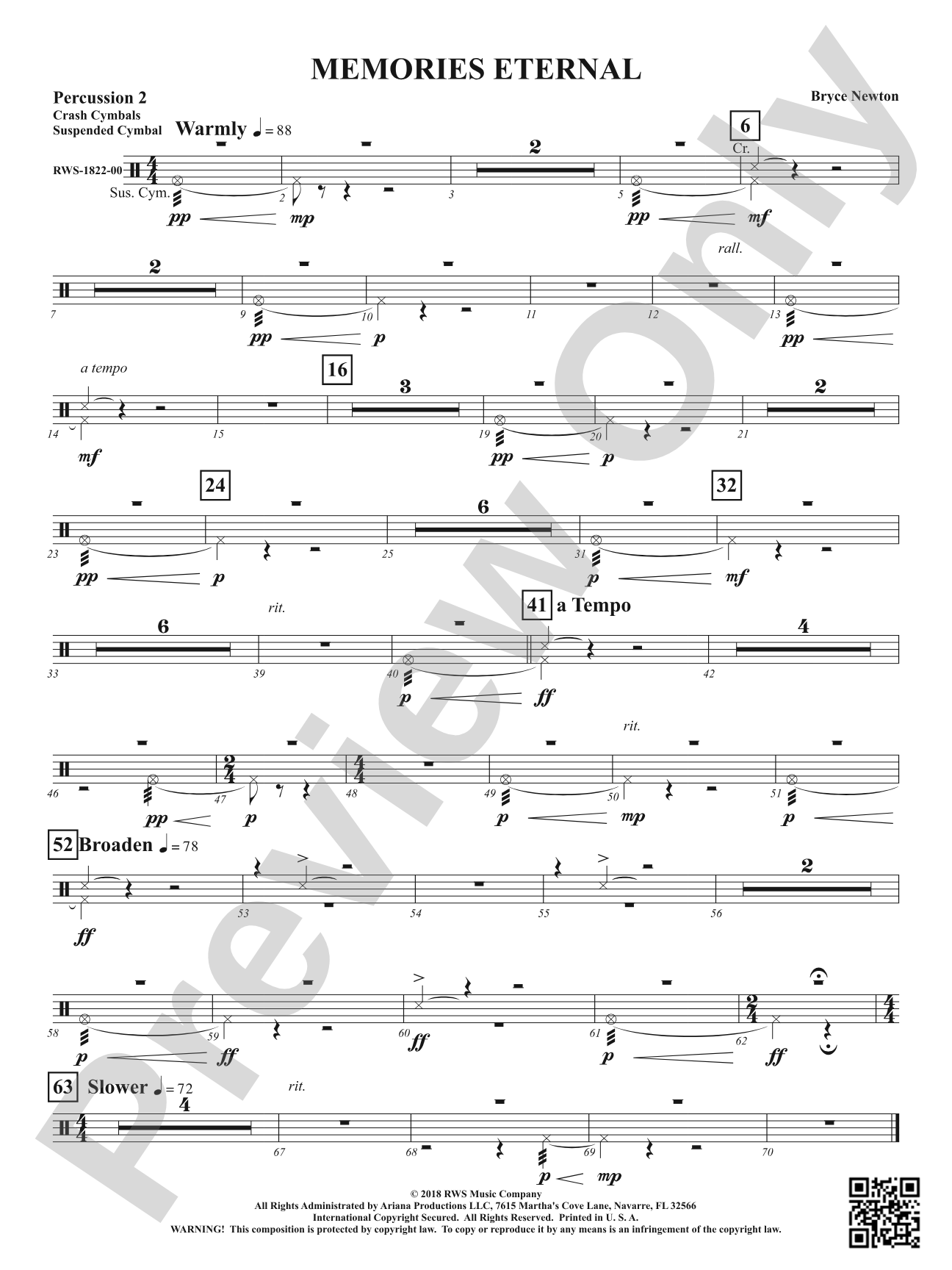 Memories Eternal: 2nd Percussion
