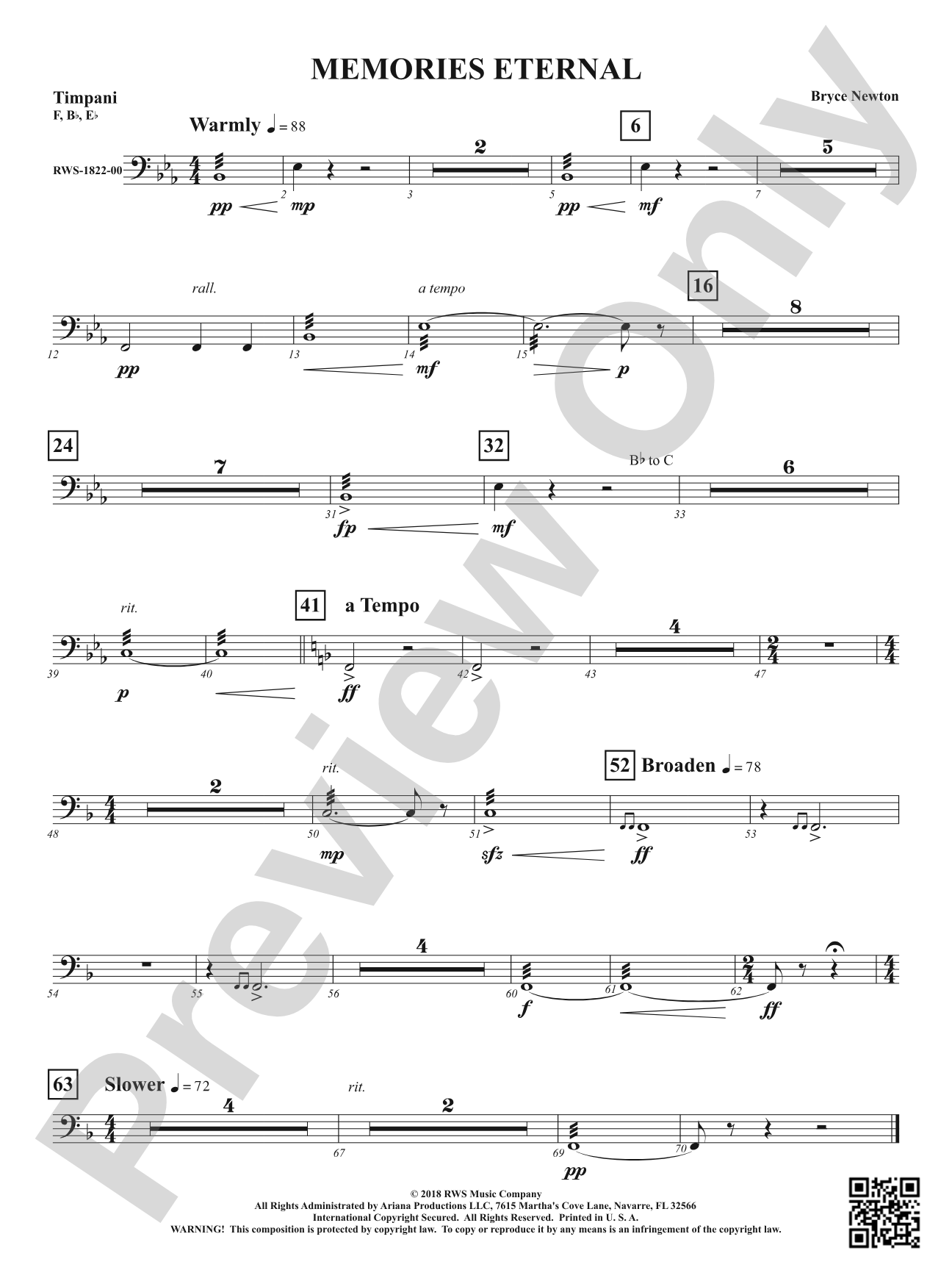 Memories Eternal: Timpani
