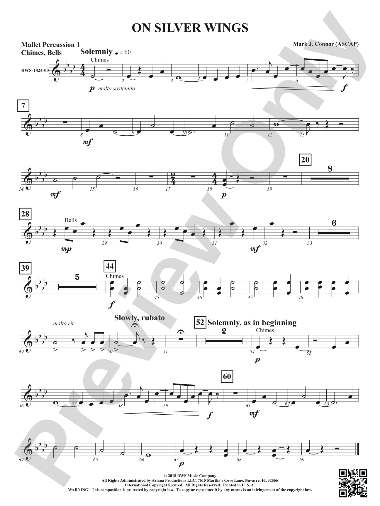 On Silver Wings: 1st Mallet Percussion
