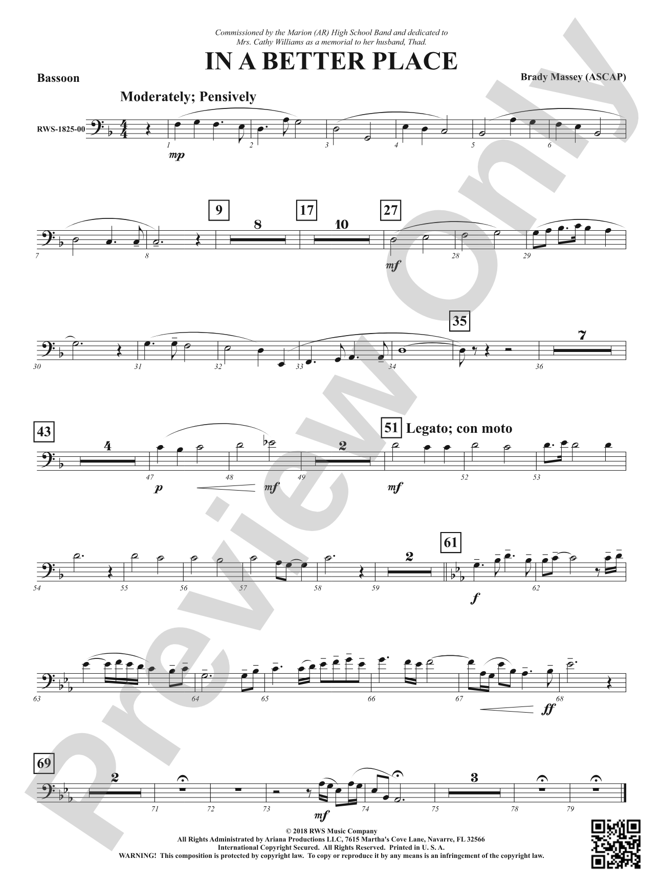 In A Better Place: Bassoon