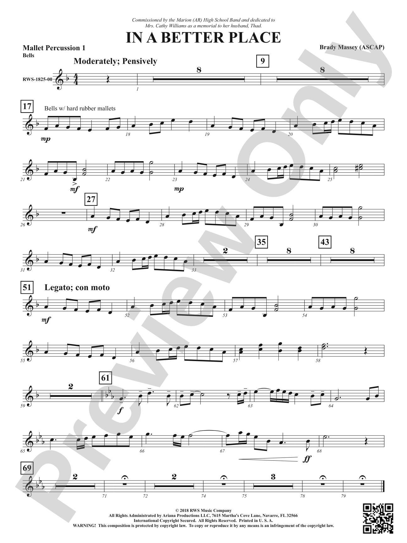 In A Better Place: 1st Mallet Percussion