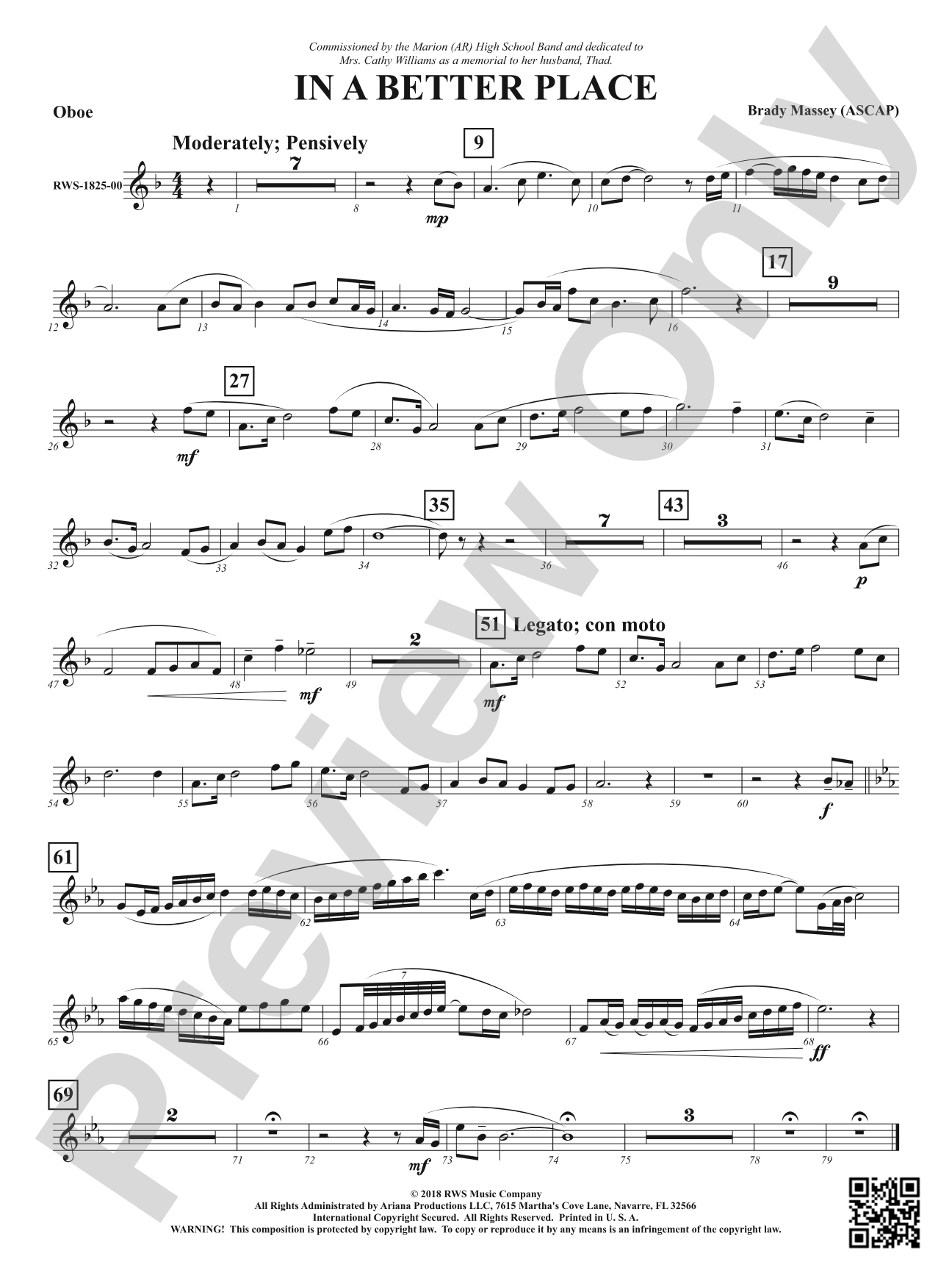 In A Better Place: Oboe