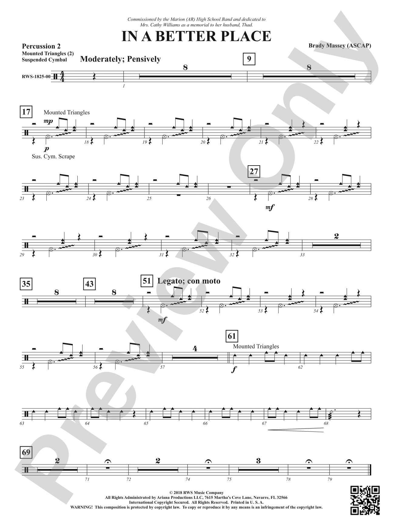 In A Better Place: 2nd Percussion
