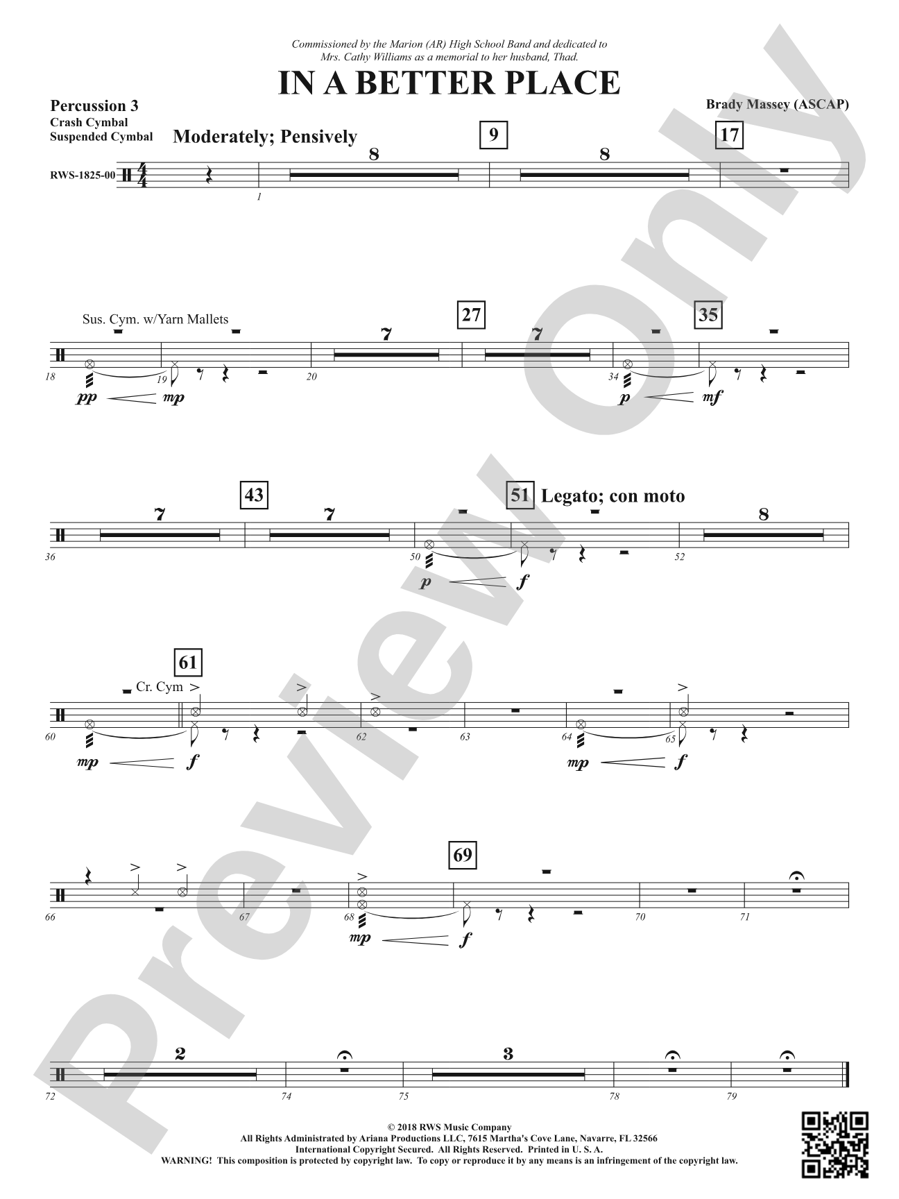 In A Better Place: 3rd Percussion