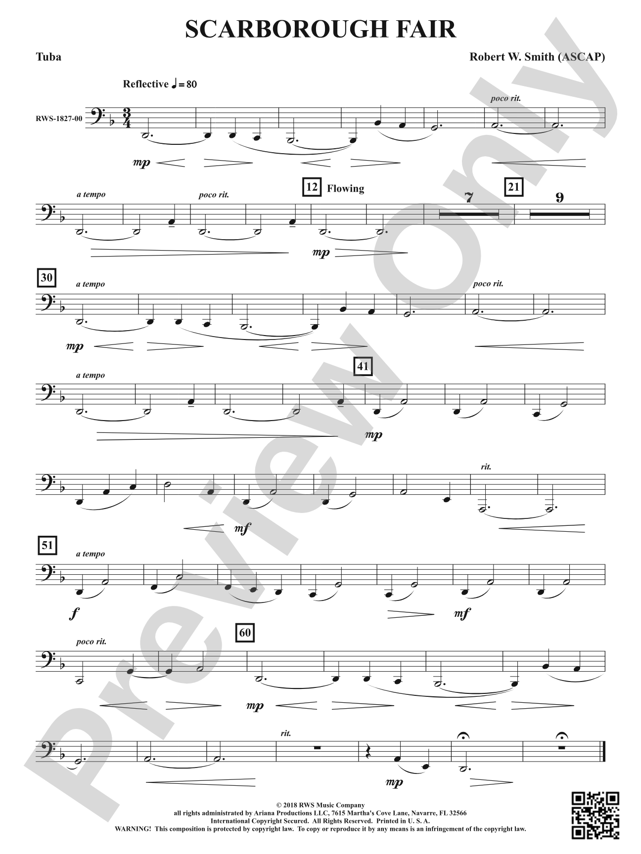 Scarborough Fair: Tuba