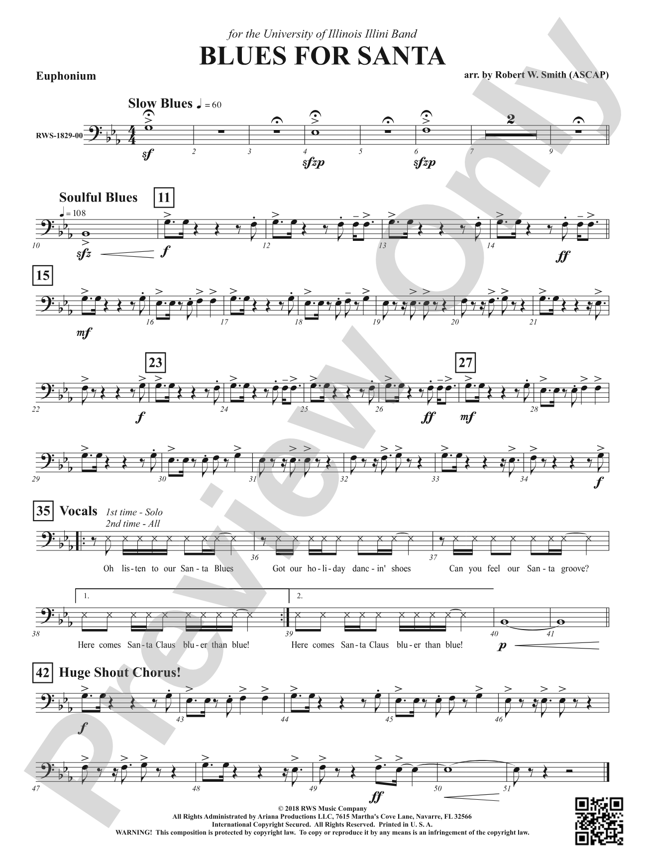 Blues for Santa: Baritone B.C.