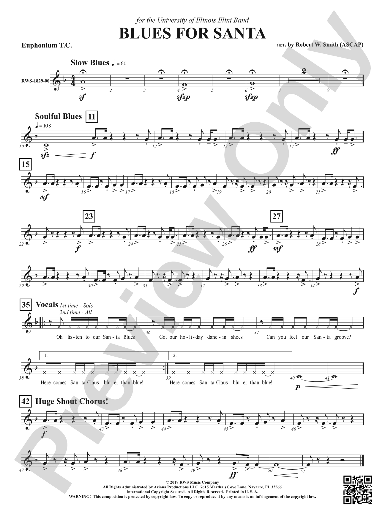 Blues for Santa: Baritone T.C.