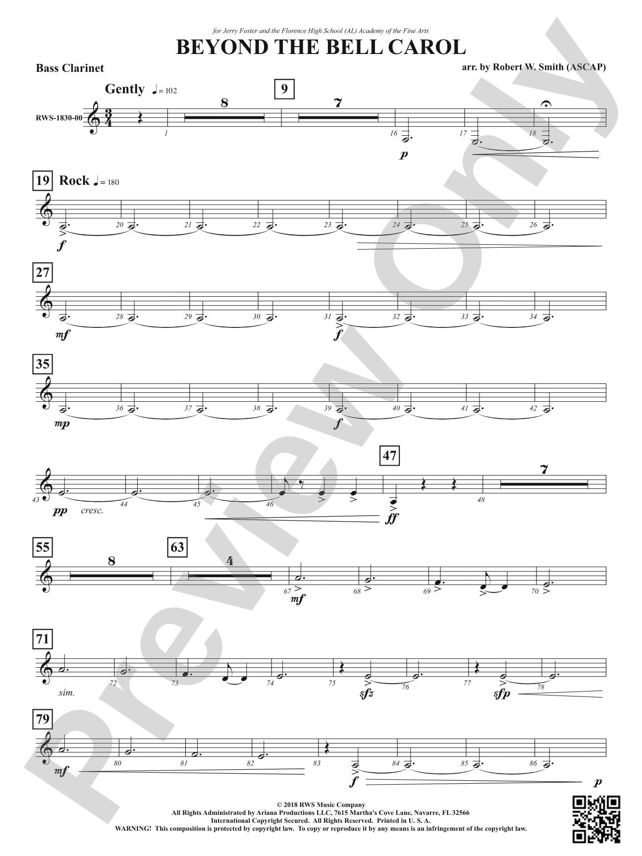 Beyond the Bell Carol: B-flat Bass Clarinet