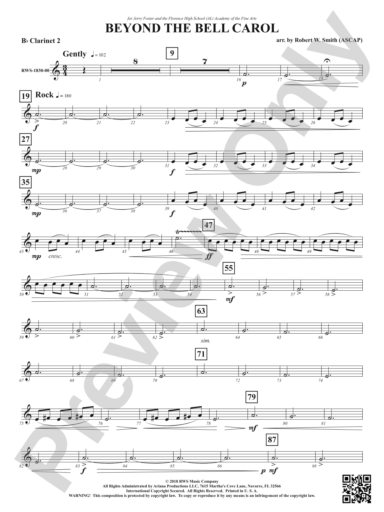 Beyond the Bell Carol: 2nd B-flat Clarinet