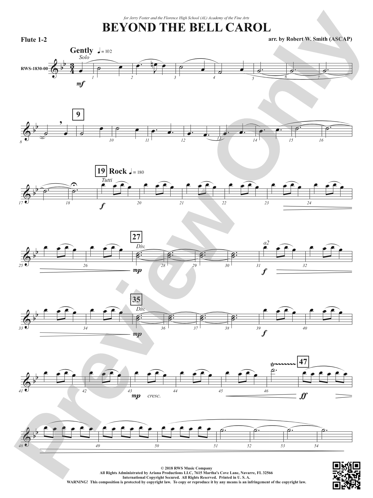 Beyond the Bell Carol: 1st & 2nd Flute