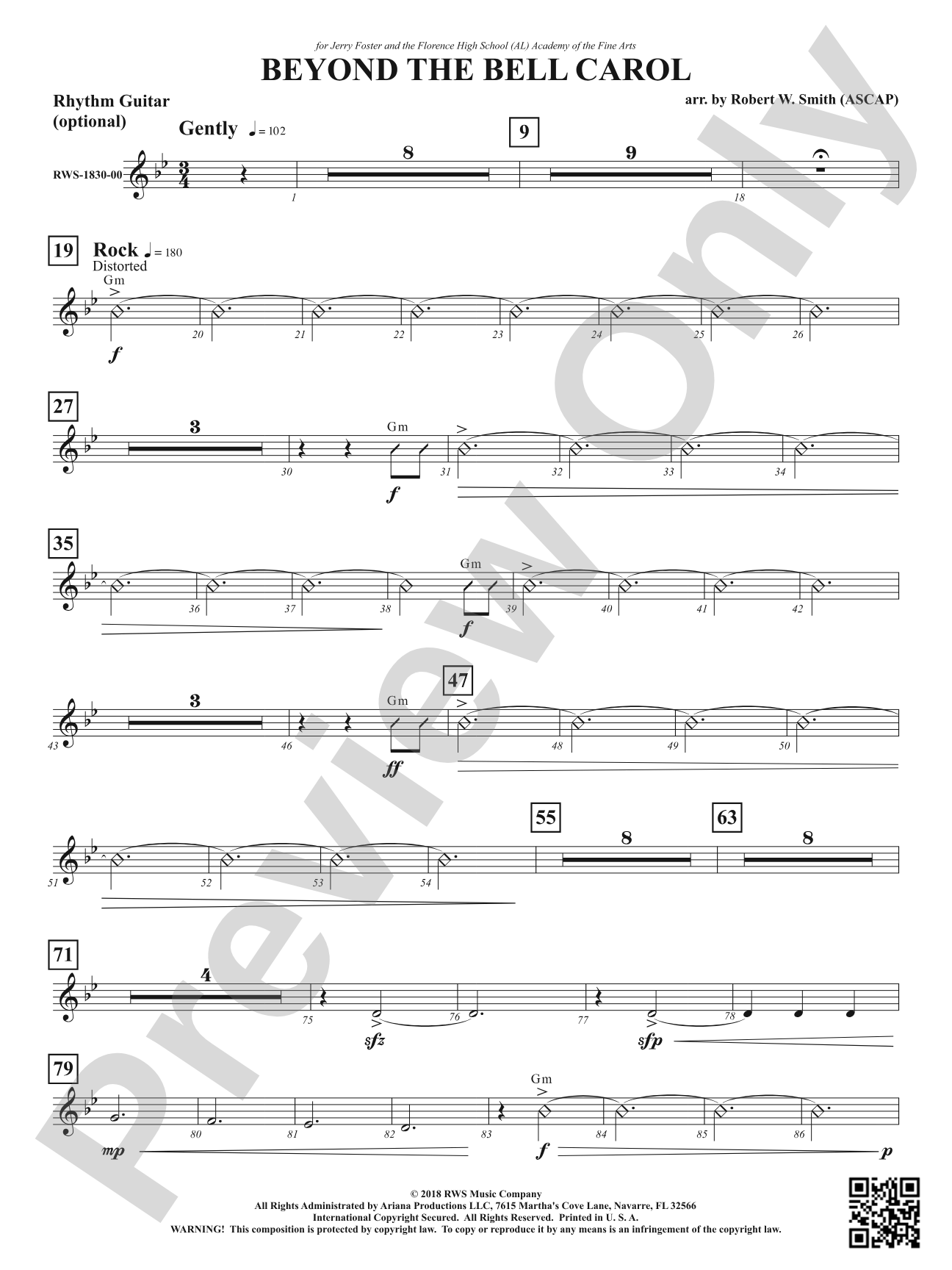 Beyond the Bell Carol: Optional Rhythm Guitar