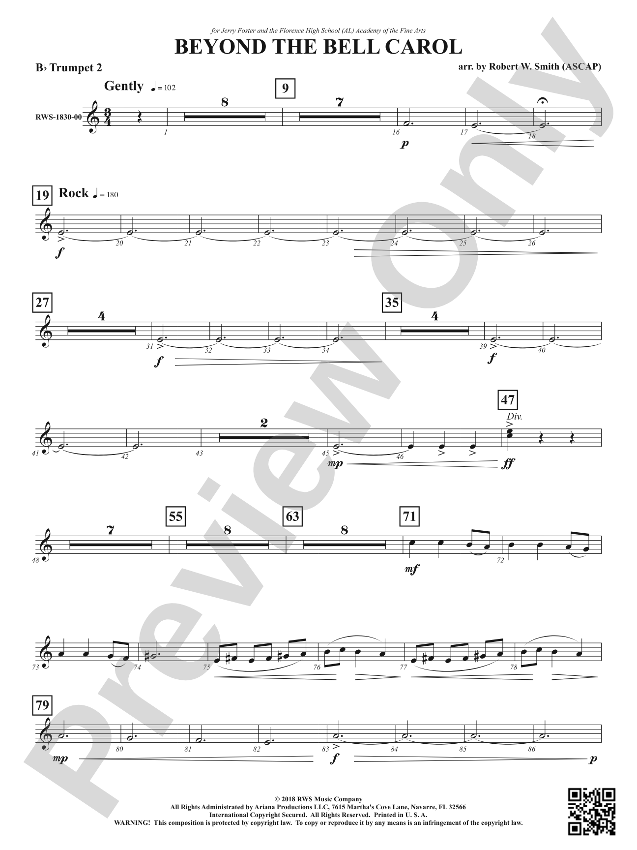 Beyond the Bell Carol: 2nd B-flat Trumpet