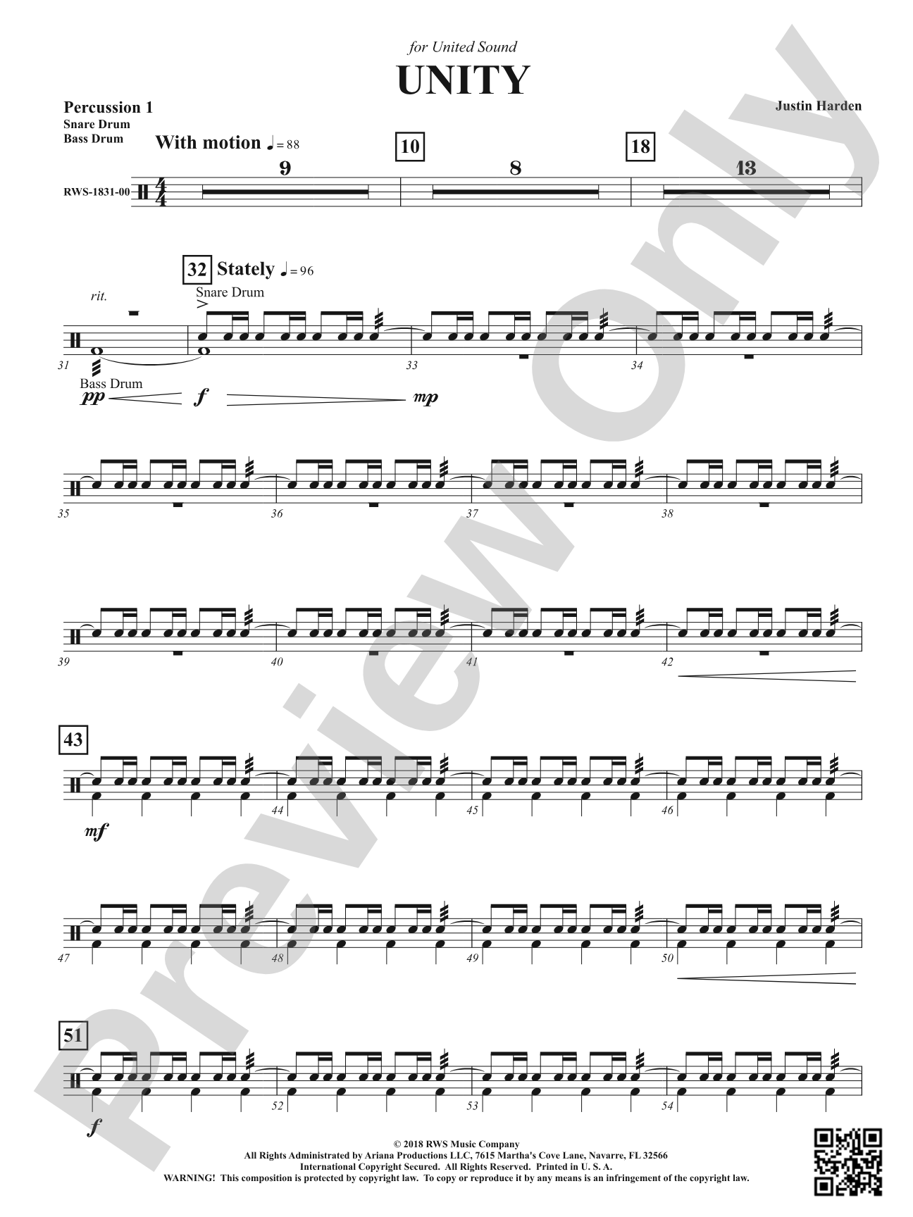 Unity: 1st Percussion