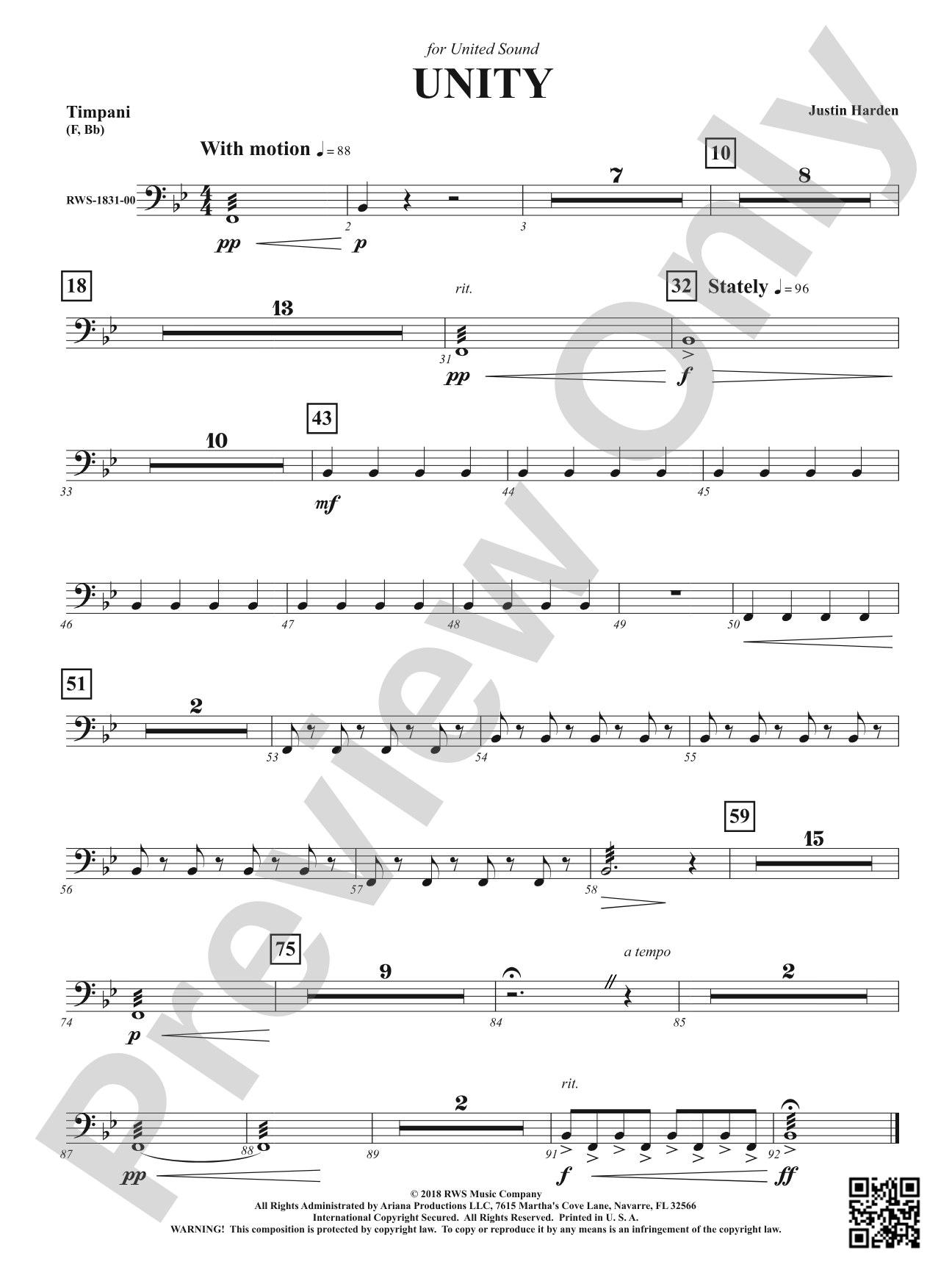 Unity: Timpani