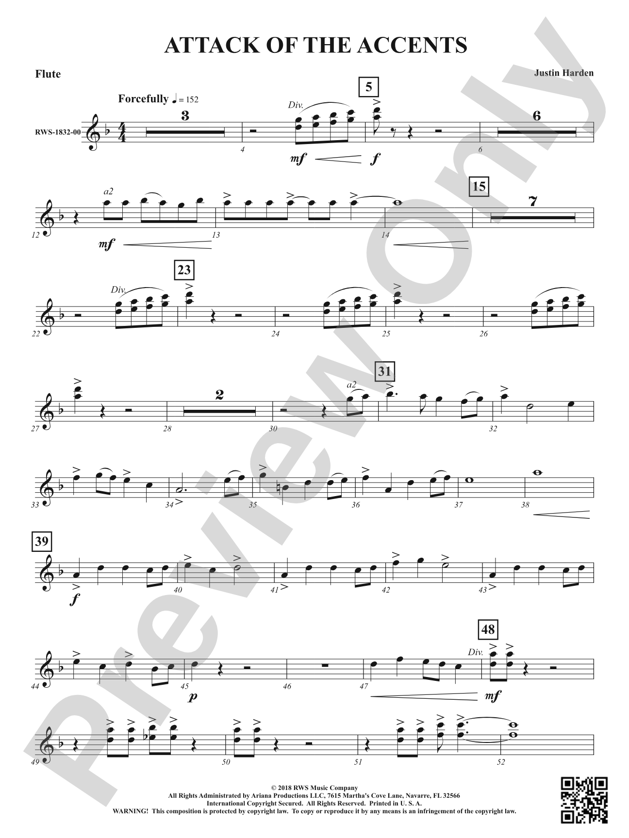 Attack of the Accents: 1st Flute