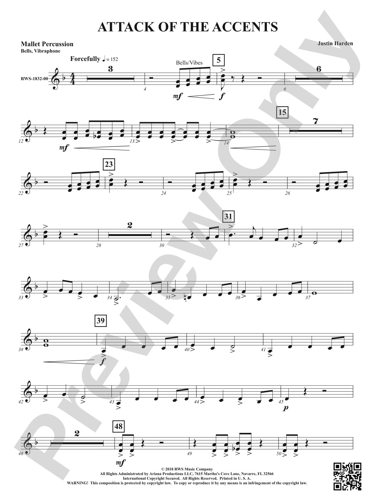 Attack of the Accents: 1st Mallet Percussion