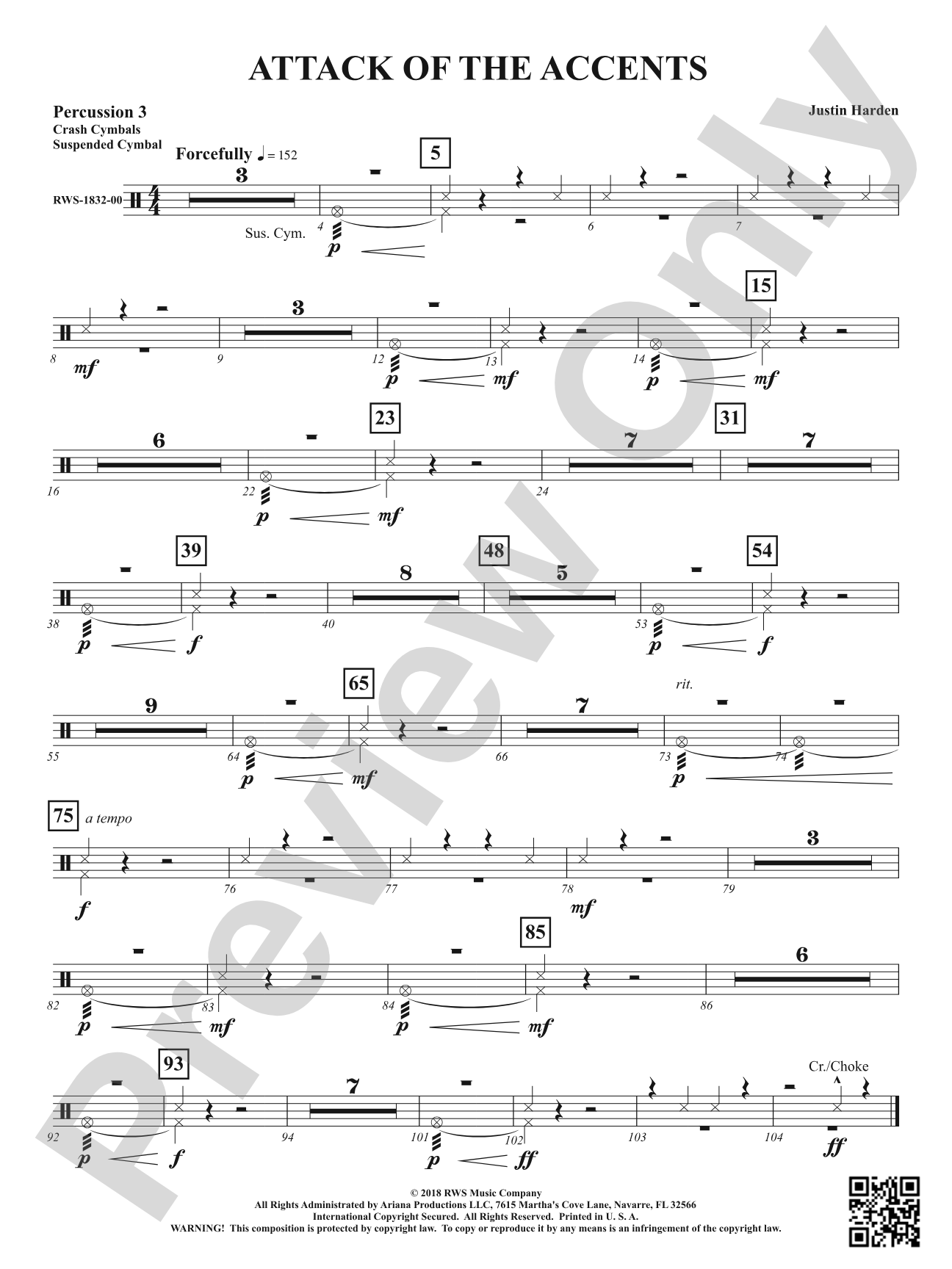 Attack of the Accents: 3rd Percussion