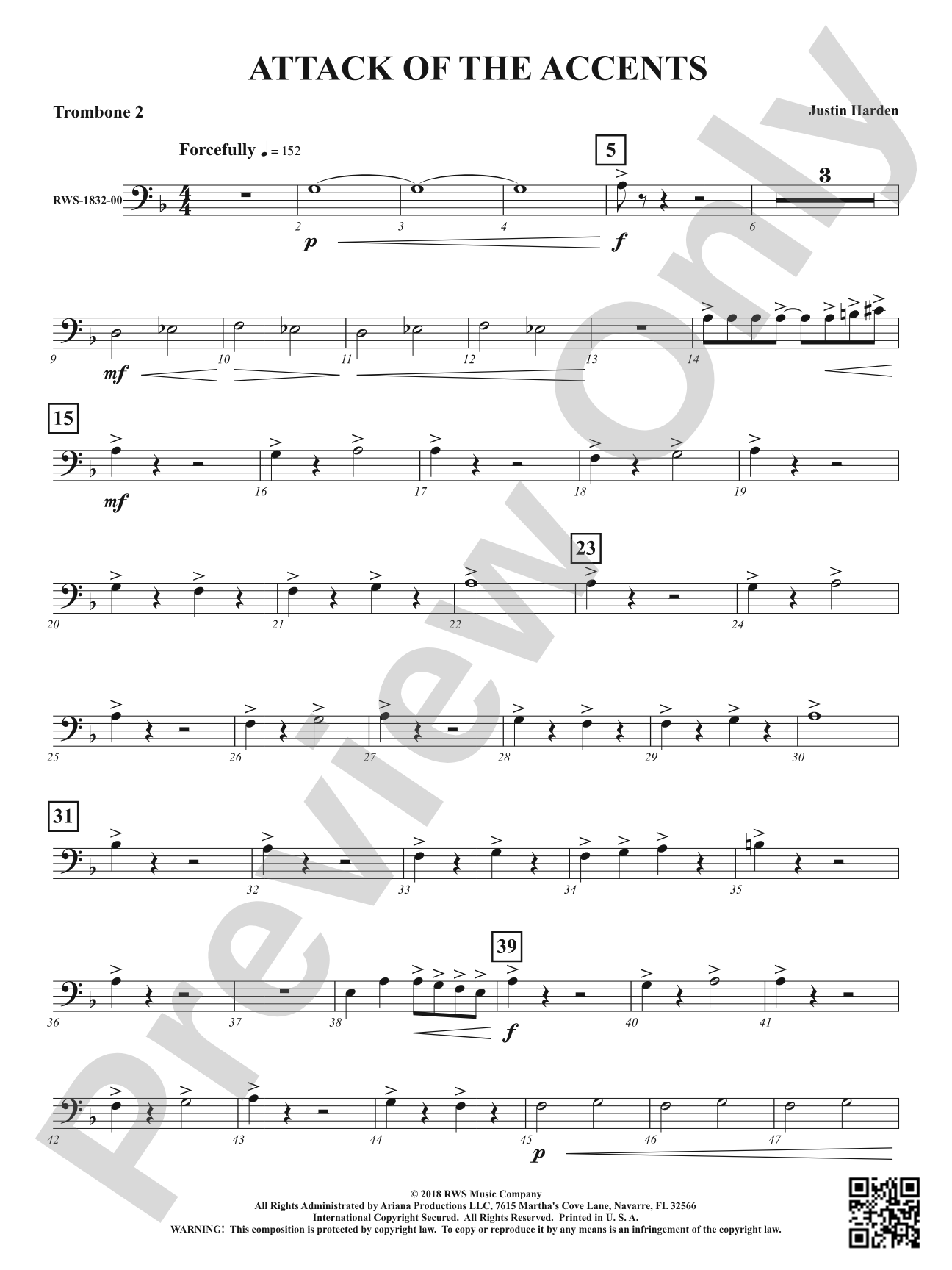 Attack of the Accents: 2nd Trombone