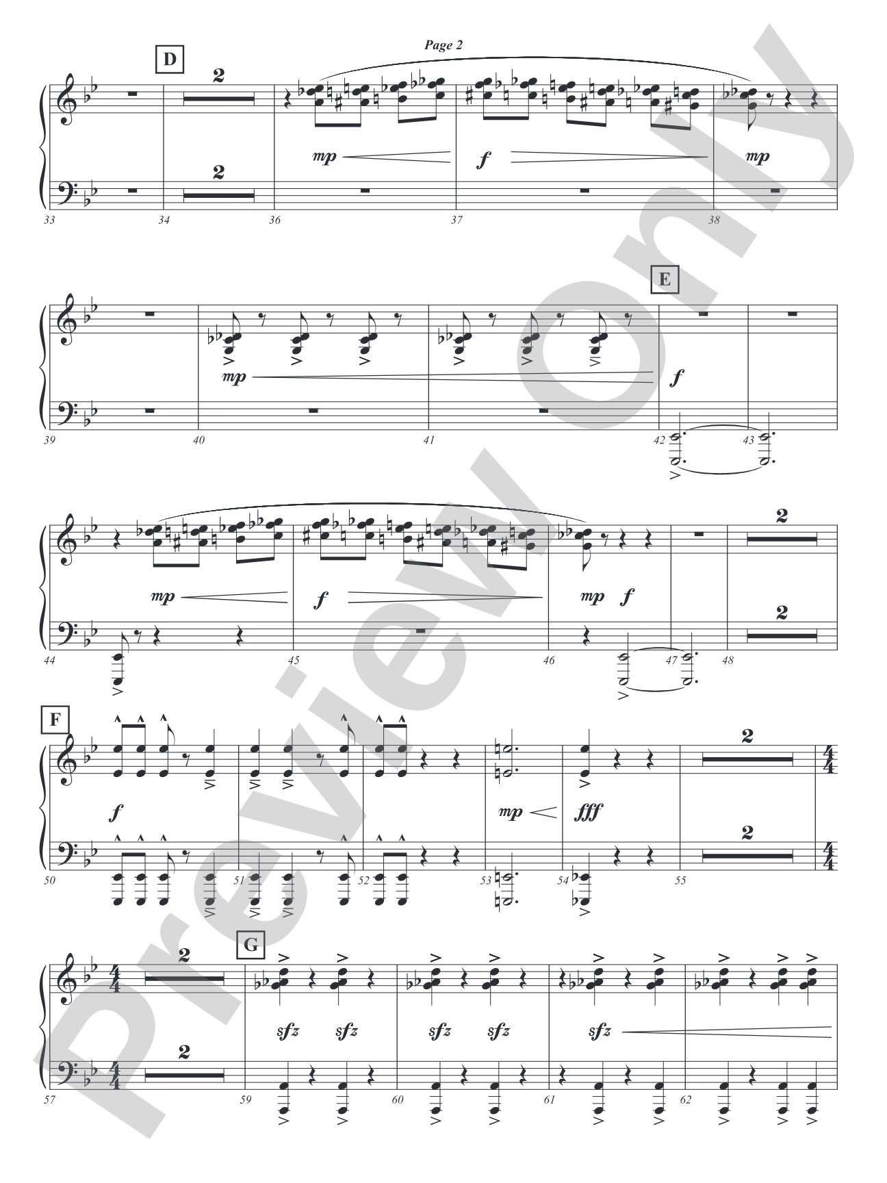 Fire! - Mvt. 1 from <i>Suite for the Heroes Among Us</i>: Optional Piano