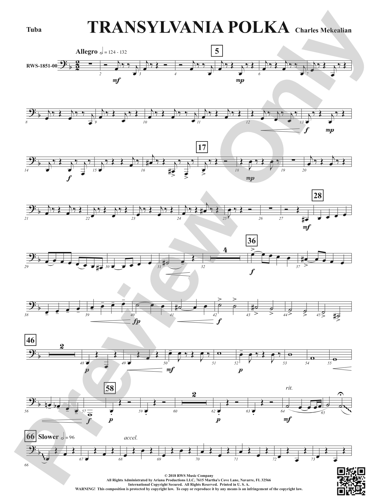 Transylvania Polka: Tuba