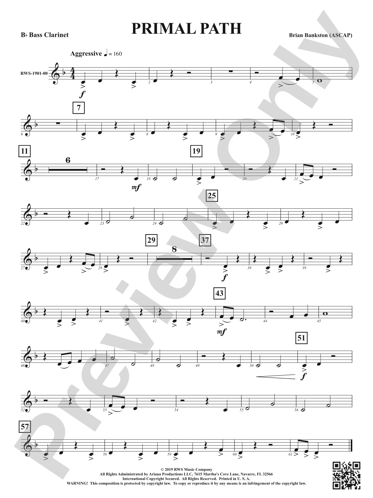 Primal Path: B-flat Bass Clarinet