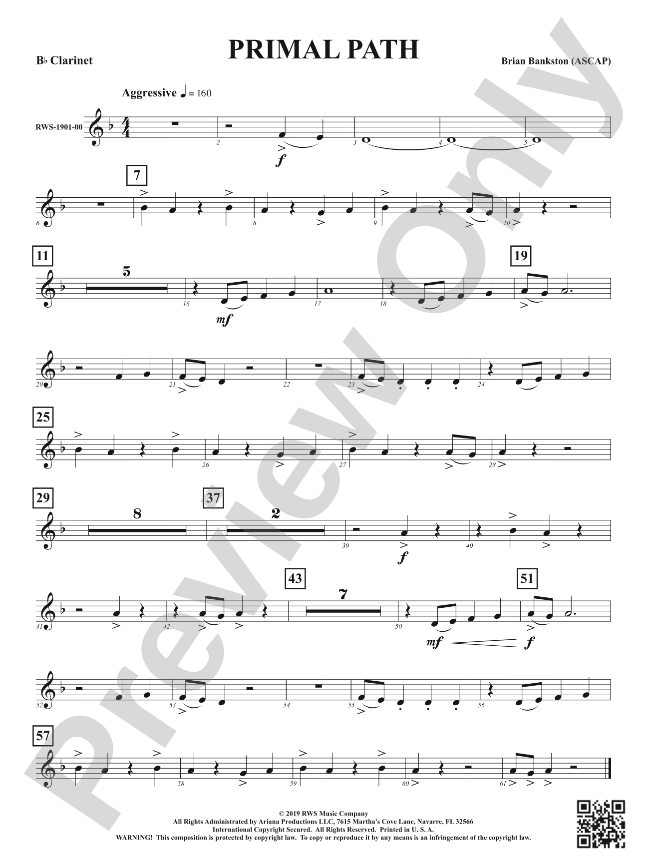 Primal Path: 1st B-flat Clarinet