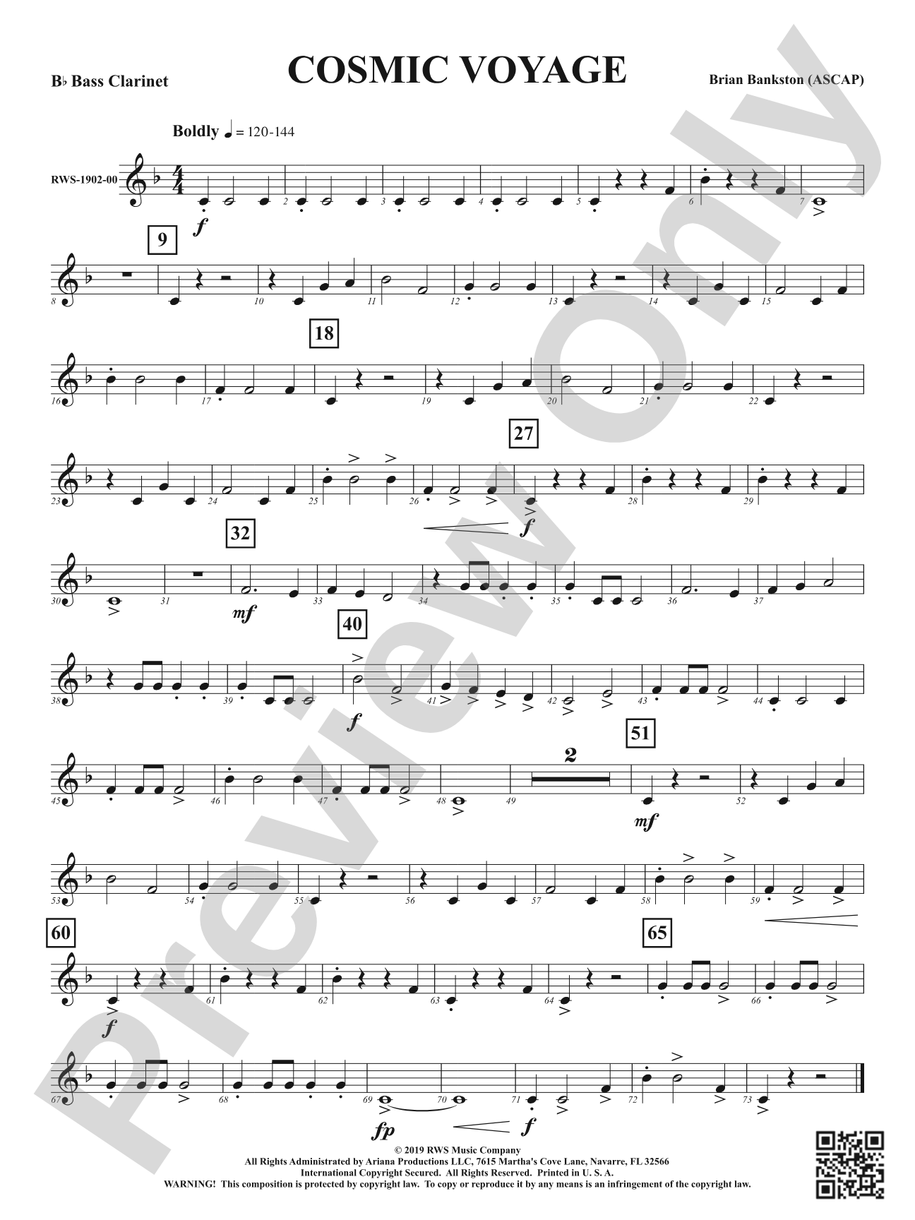 Cosmic Voyage: B-flat Bass Clarinet