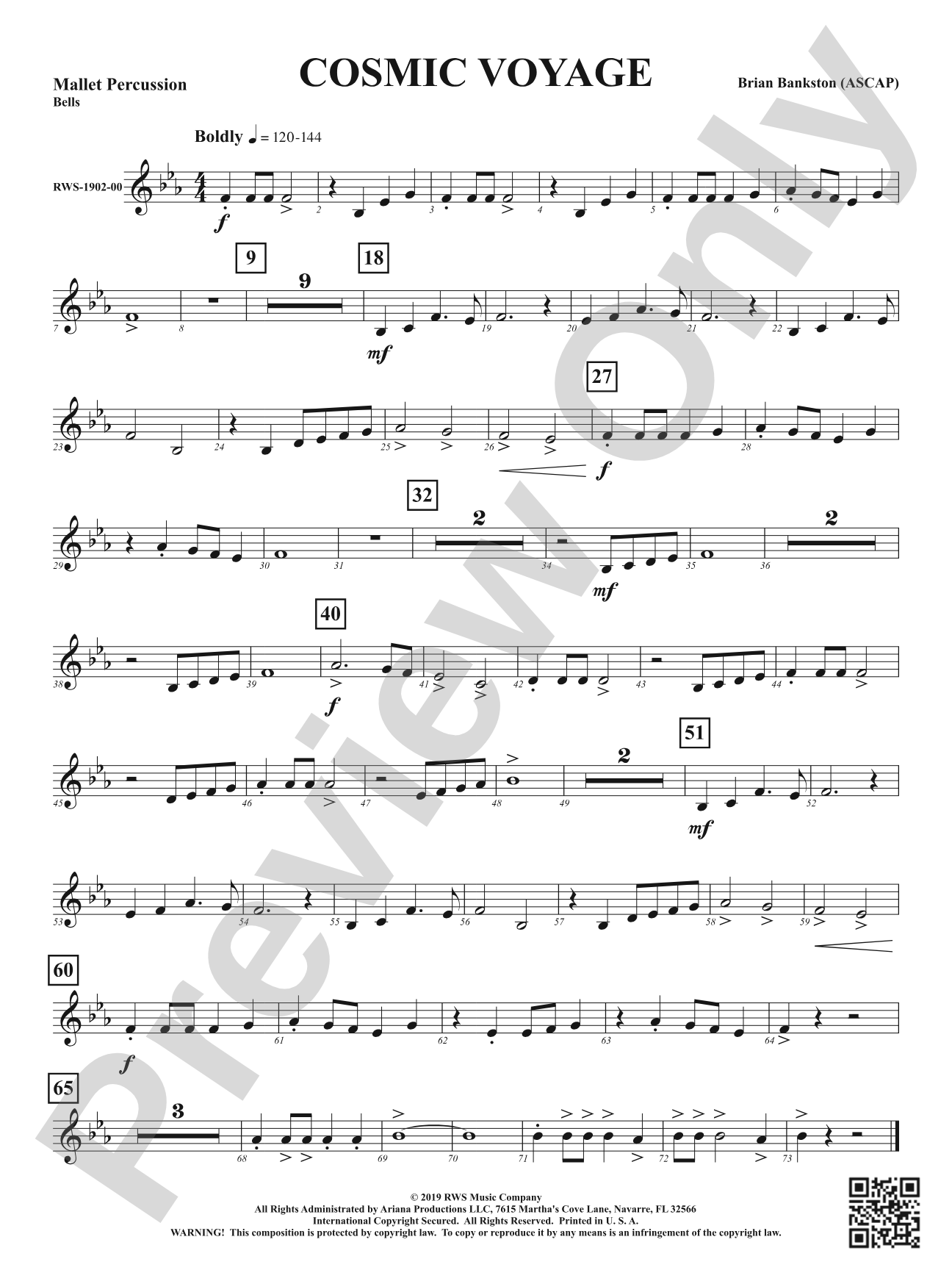 Cosmic Voyage: 1st Mallet Percussion