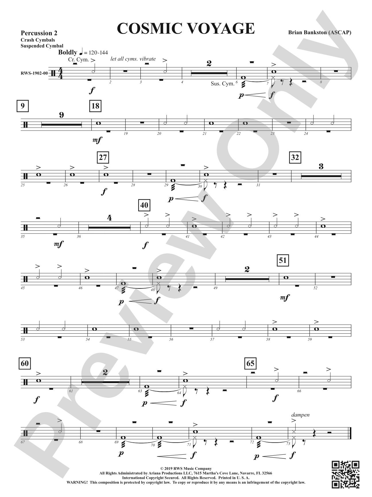 Cosmic Voyage: 2nd Percussion