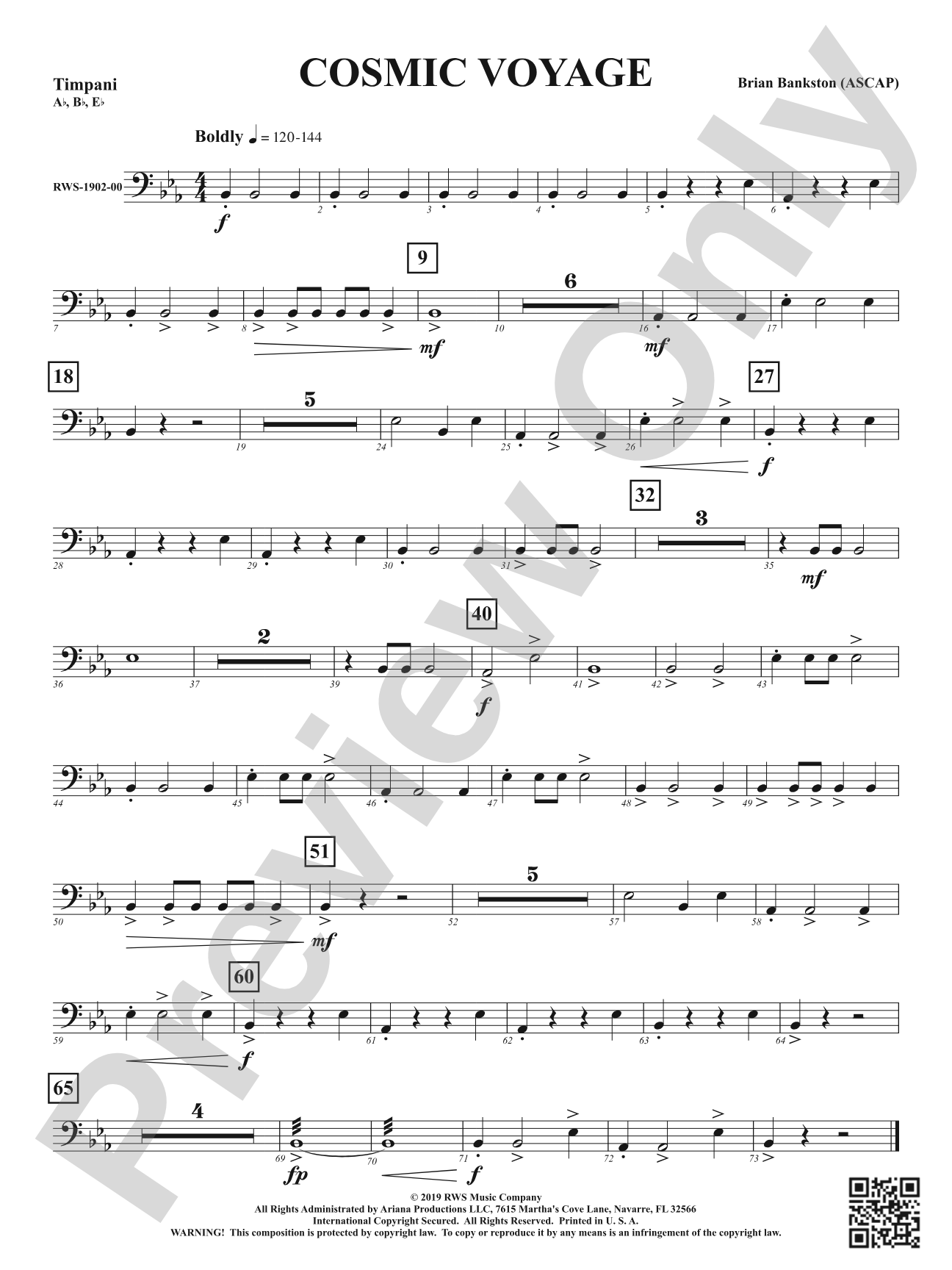 Cosmic Voyage: Timpani