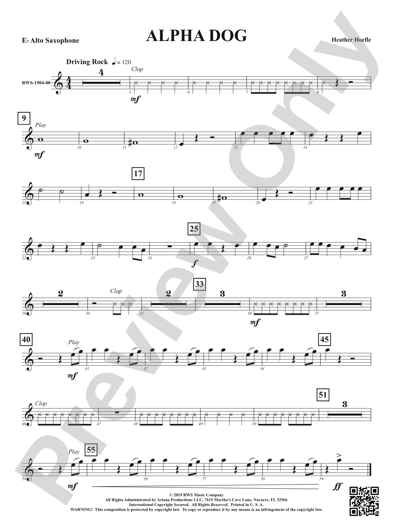 Alpha Dog: E-flat Alto Saxophone