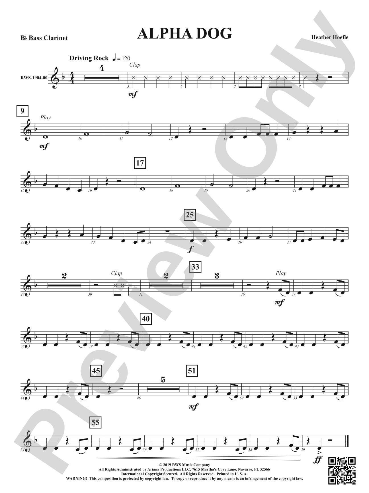 Alpha Dog: B-flat Bass Clarinet