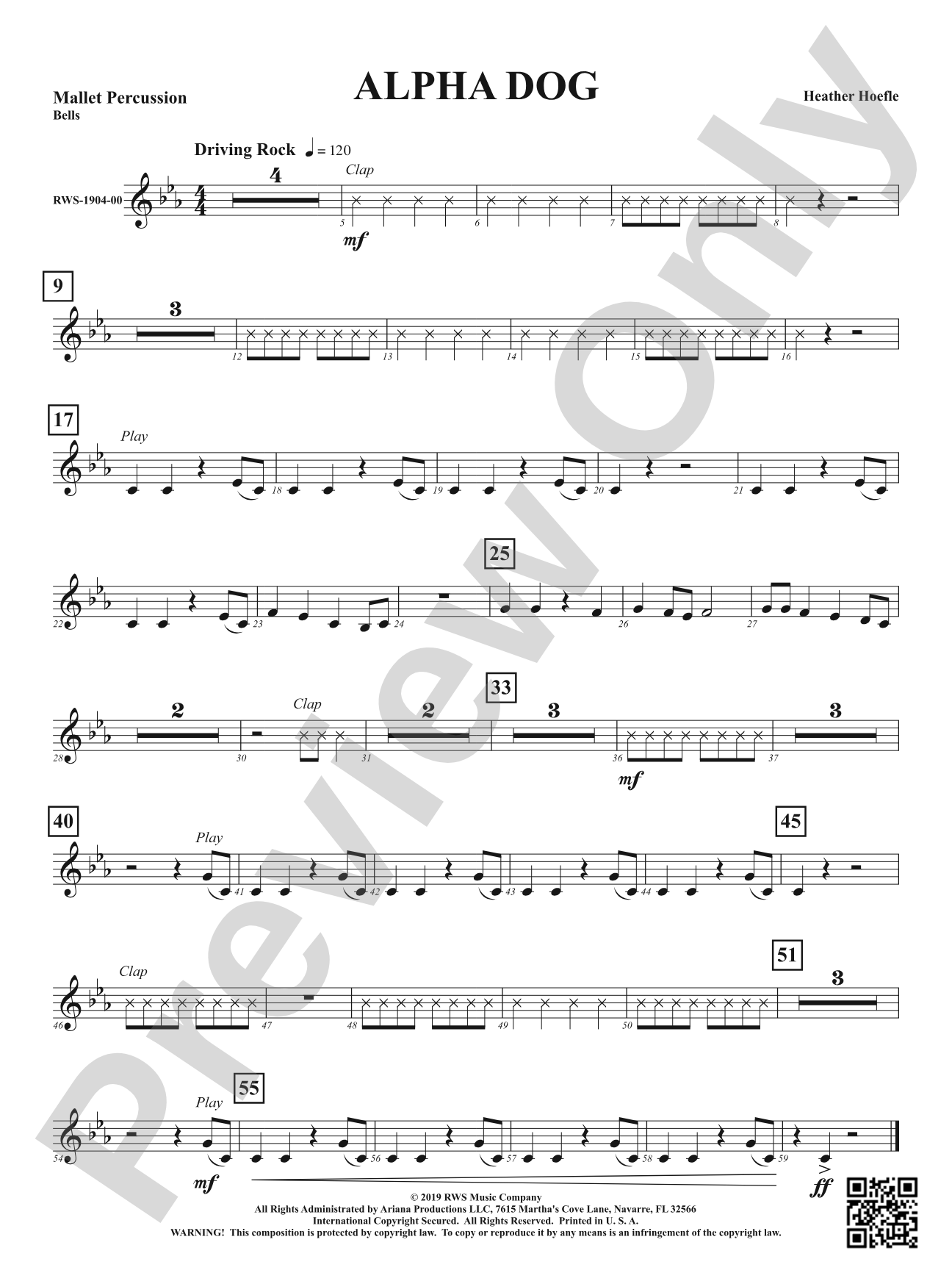 Alpha Dog: Mallet Percussion: Bells
