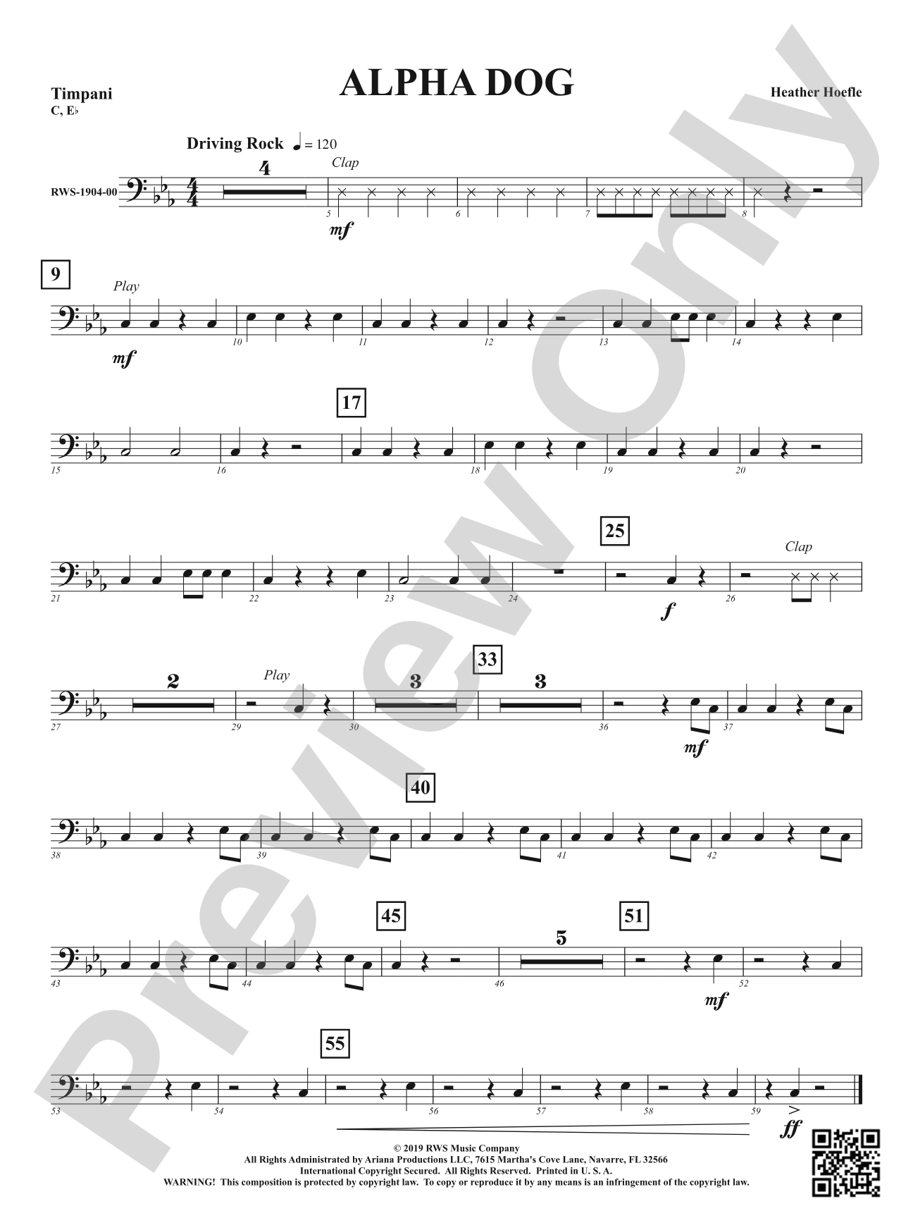 Alpha Dog: Timpani