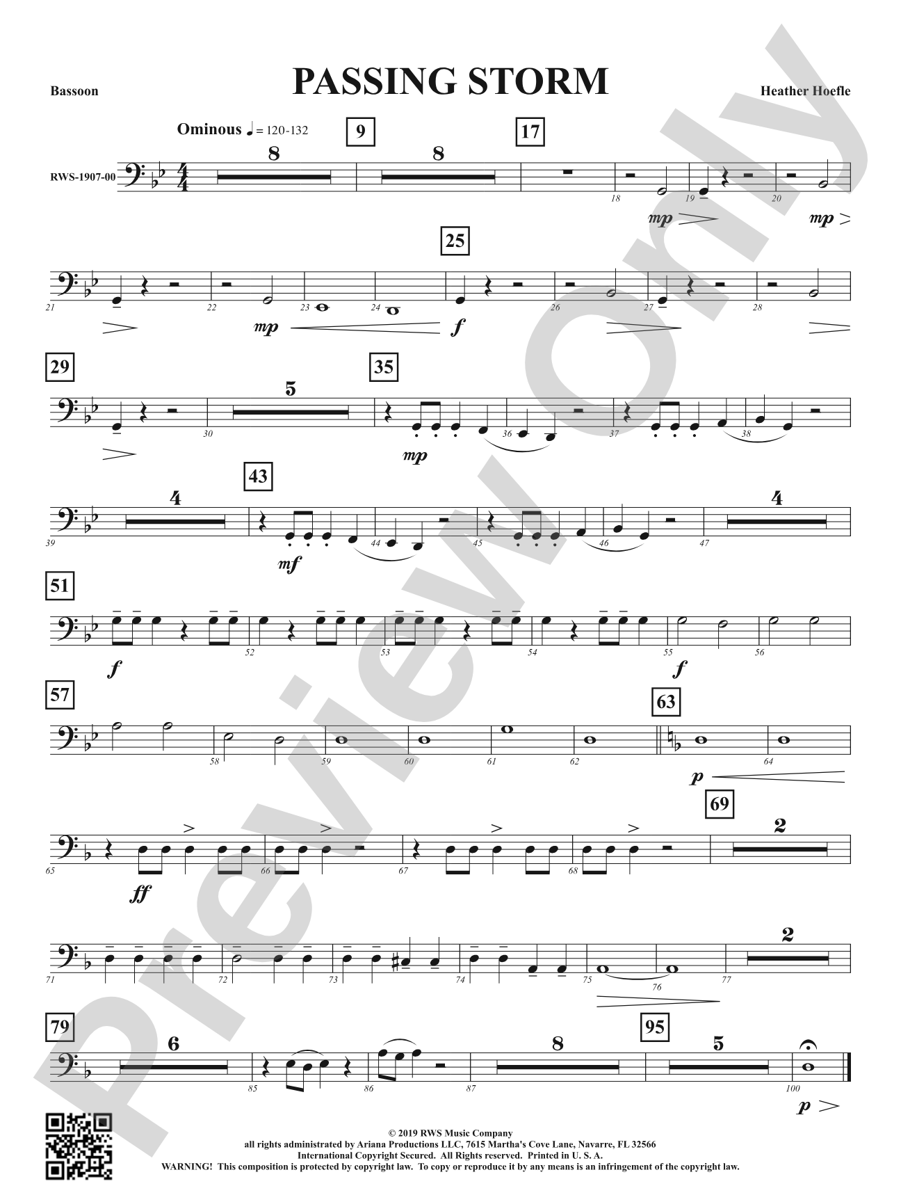 Passing Storm: Bassoon