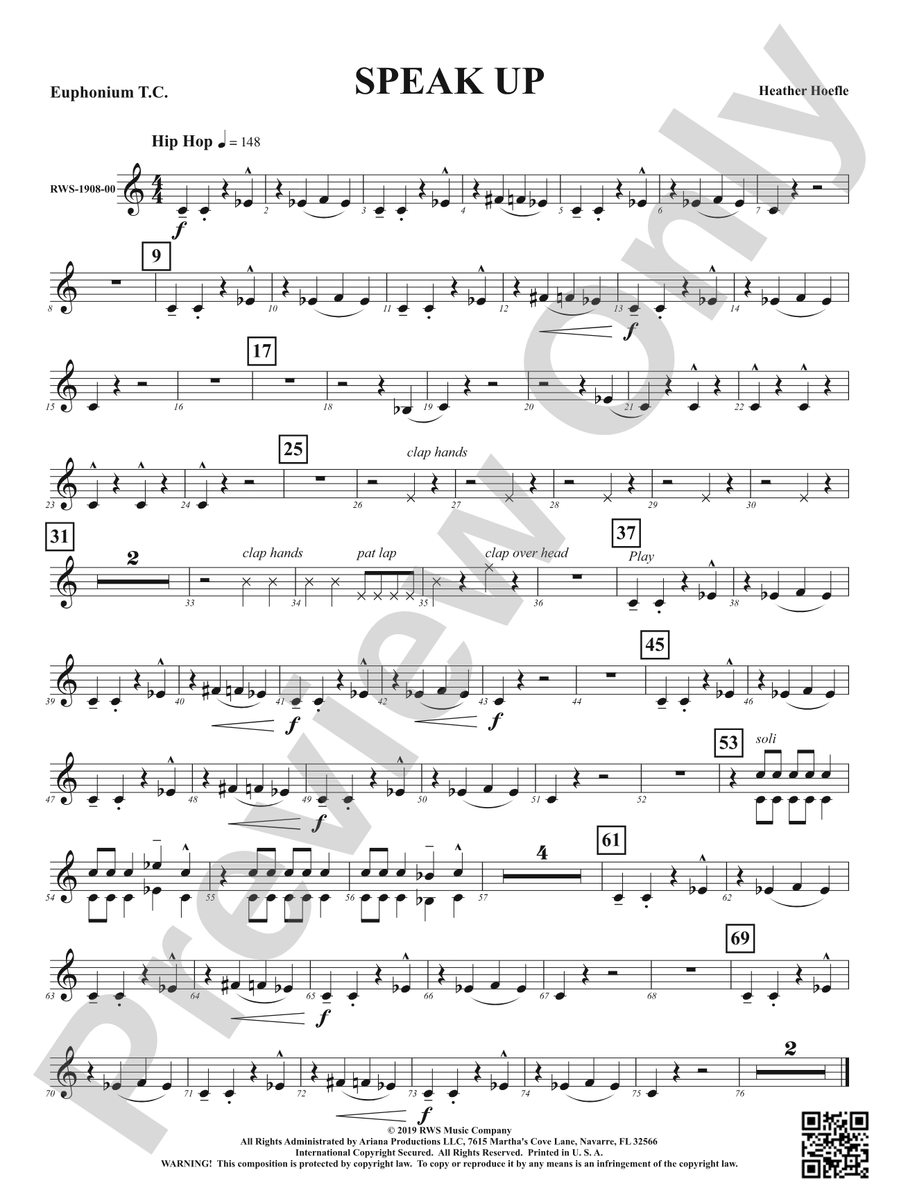 Speak Up: Baritone T.C.