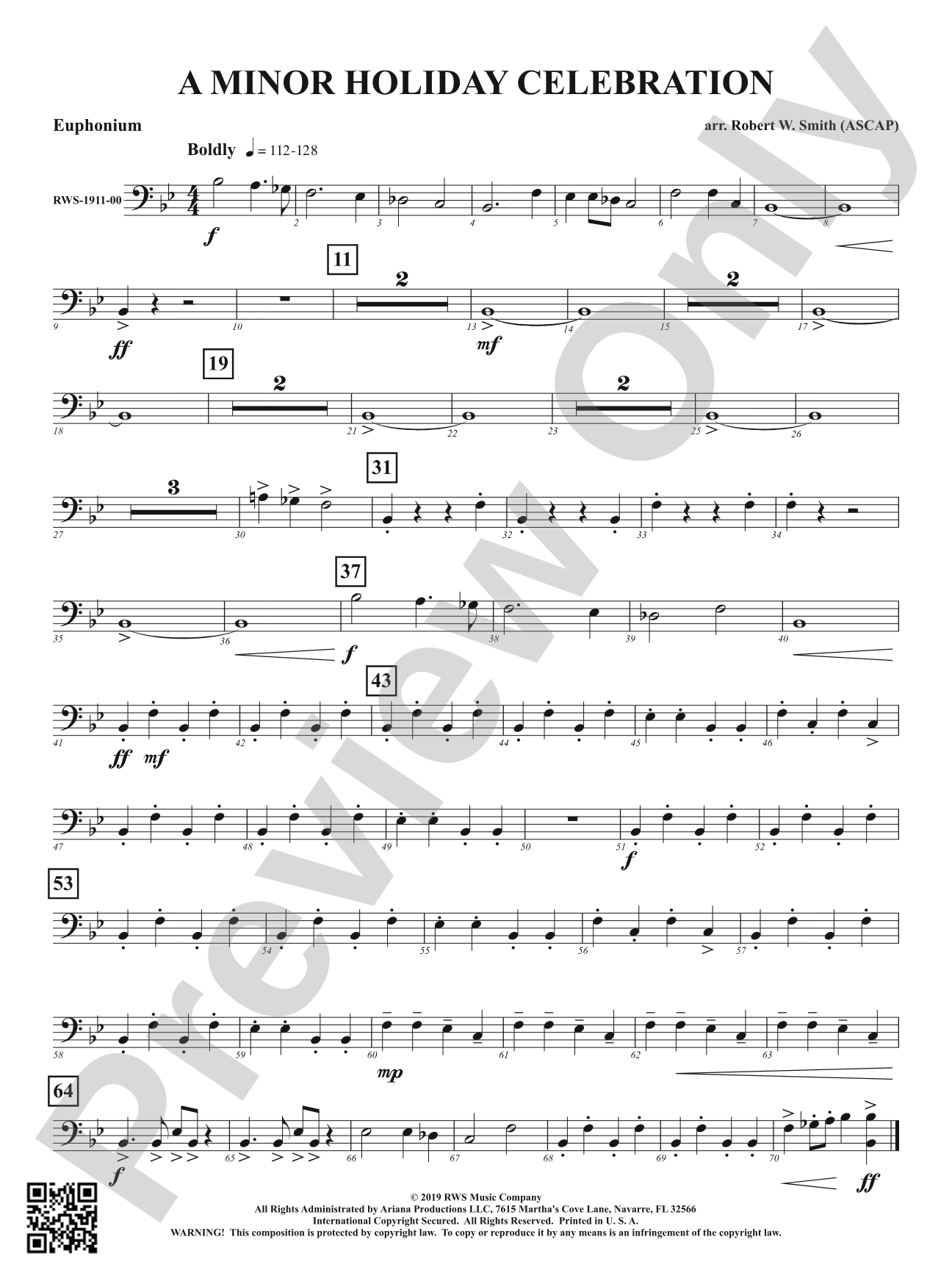 A Minor Holiday Celebration: Baritone B.C.