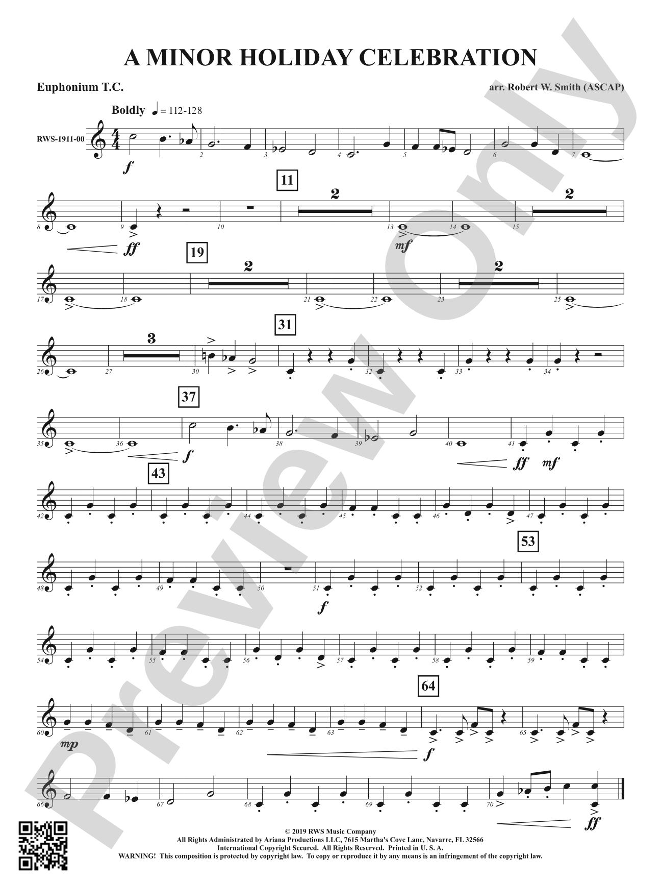 A Minor Holiday Celebration: Baritone T.C.