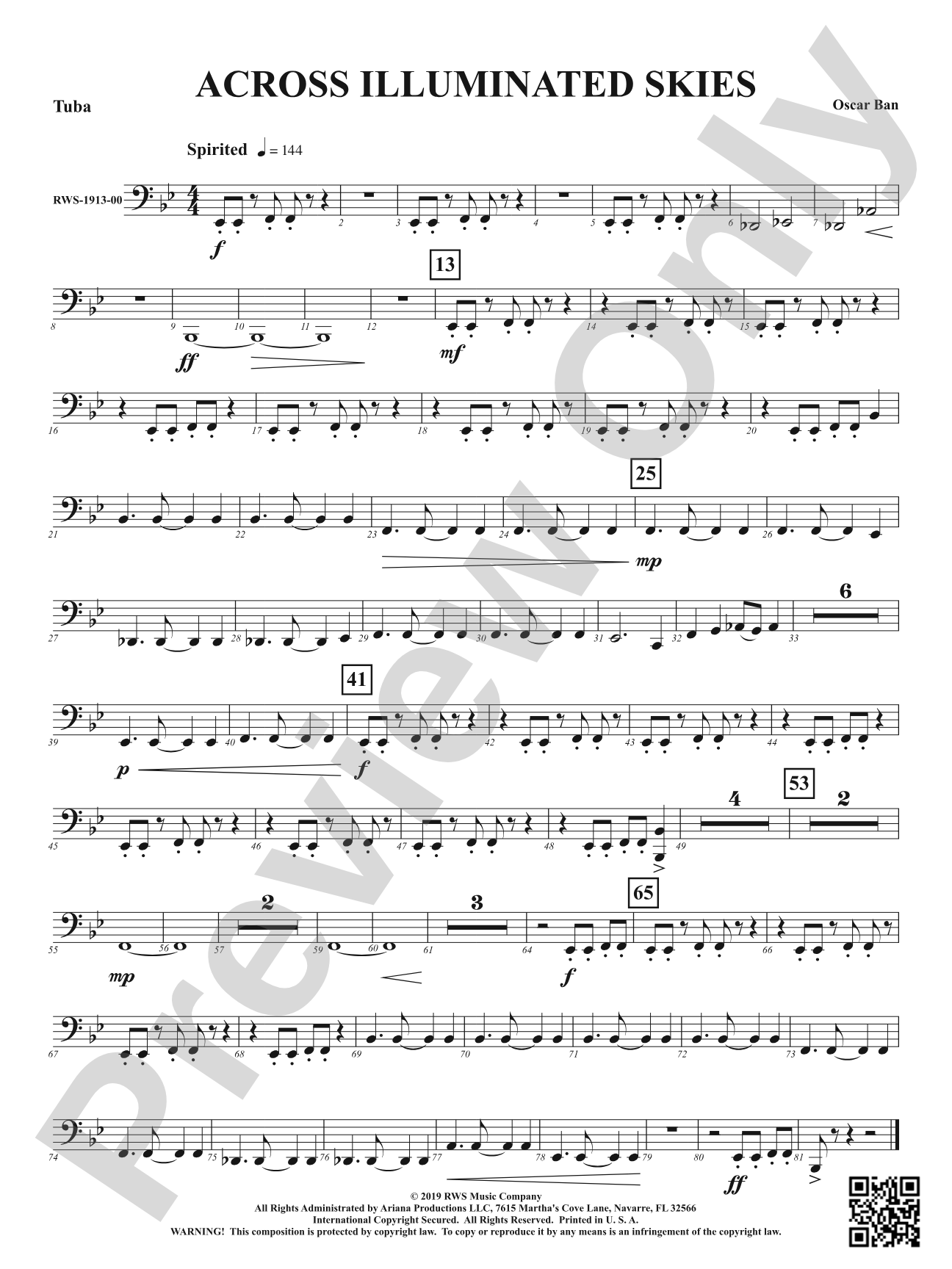 Across Illuminated Skies: Tuba