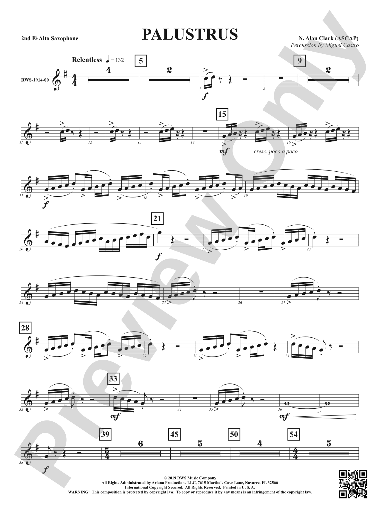 Palustrus: 2nd E-flat Alto Saxophone